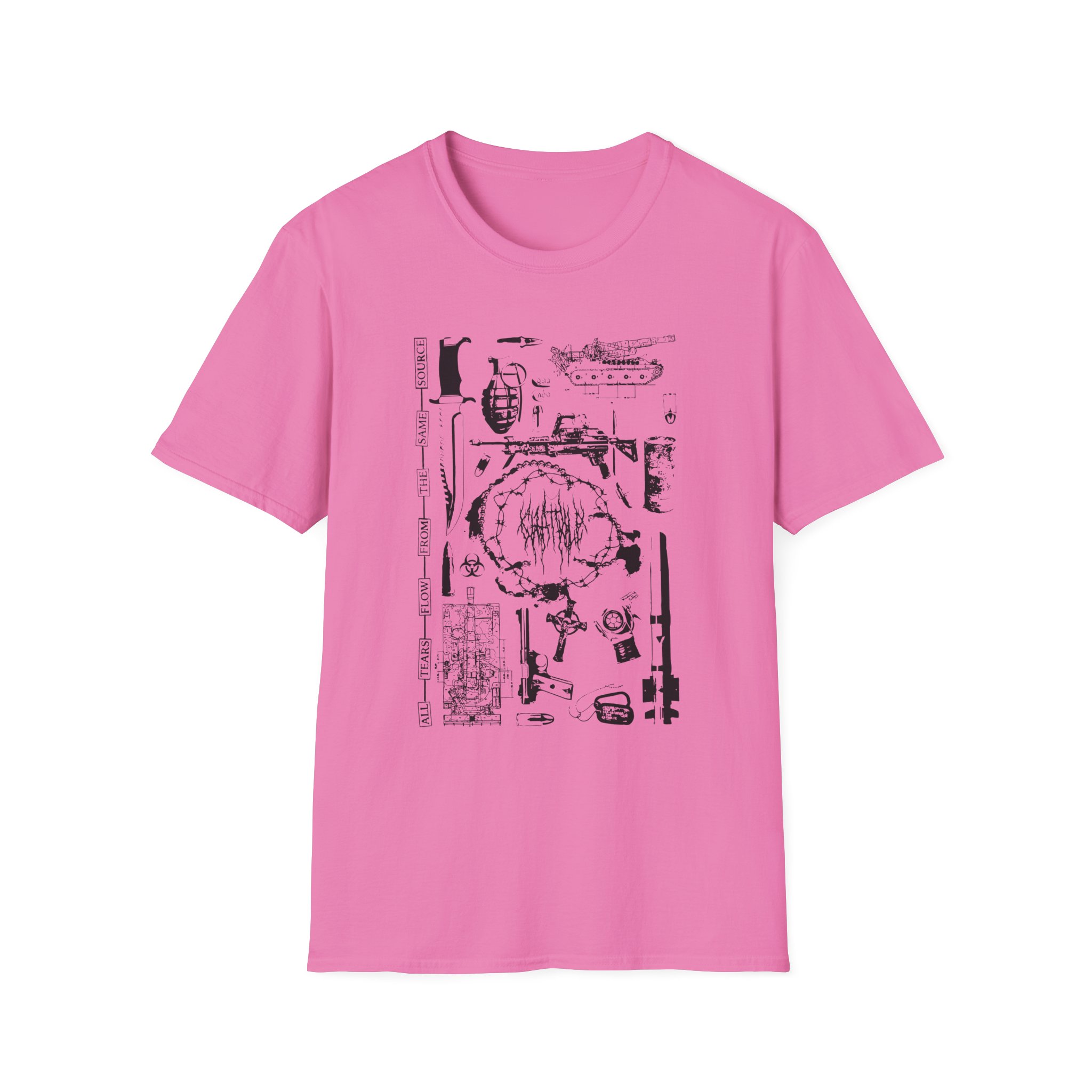 Chat Pile Shame Unisex Softstyle T-Shirt - Image 25