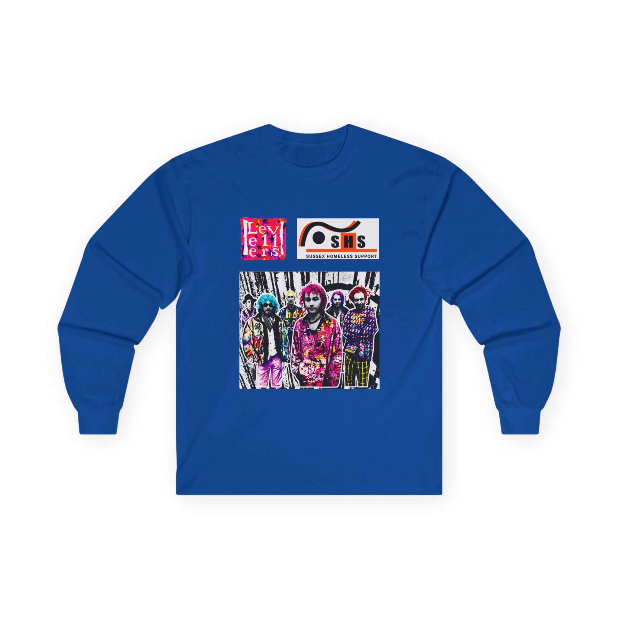 Levellers Postman Print Unisex Ultra Cotton Long Sleeve Tee - Image 7