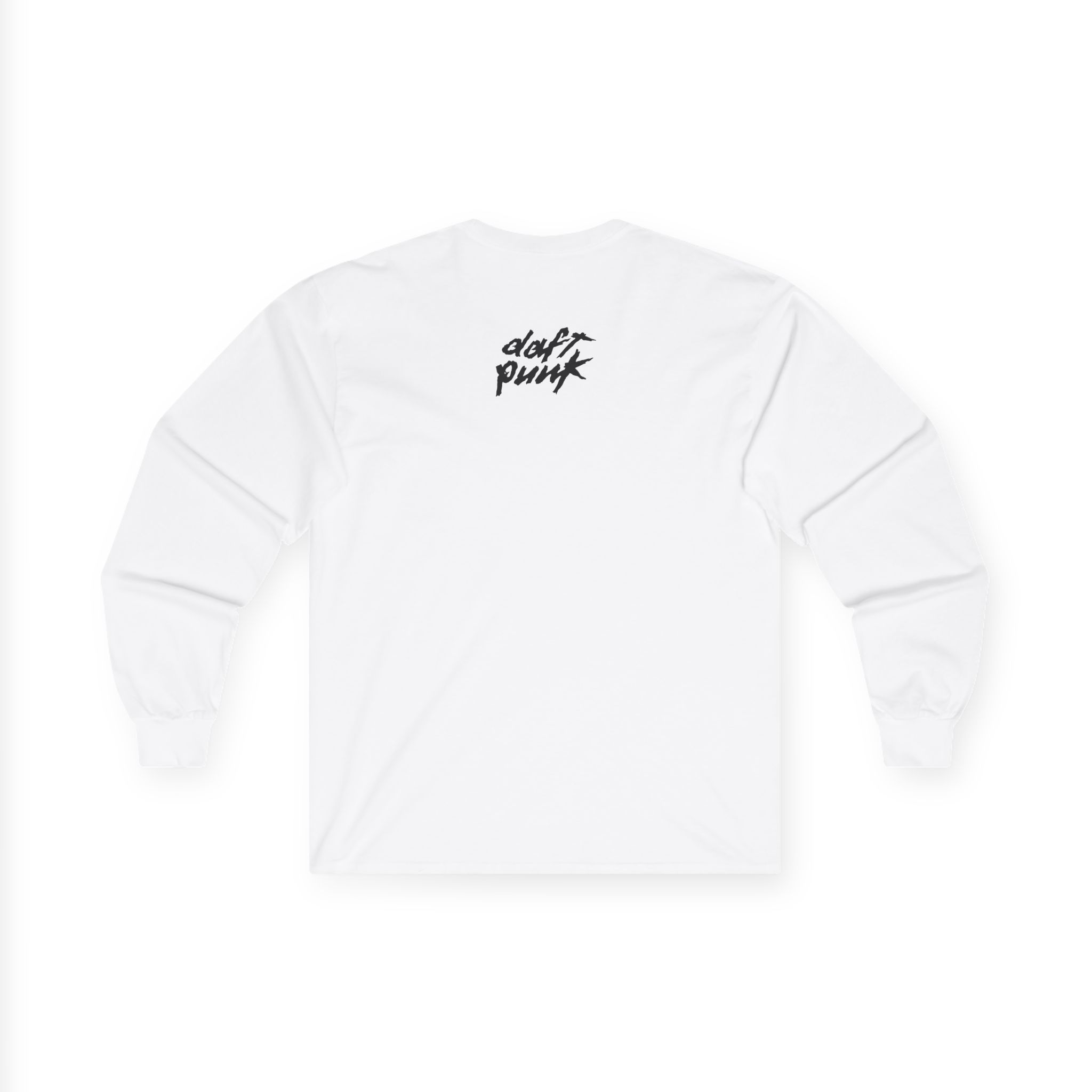 Daft Punk Human After All Red Technologic Unisex Ultra Cotton Long Sleeve Tee - Image 4