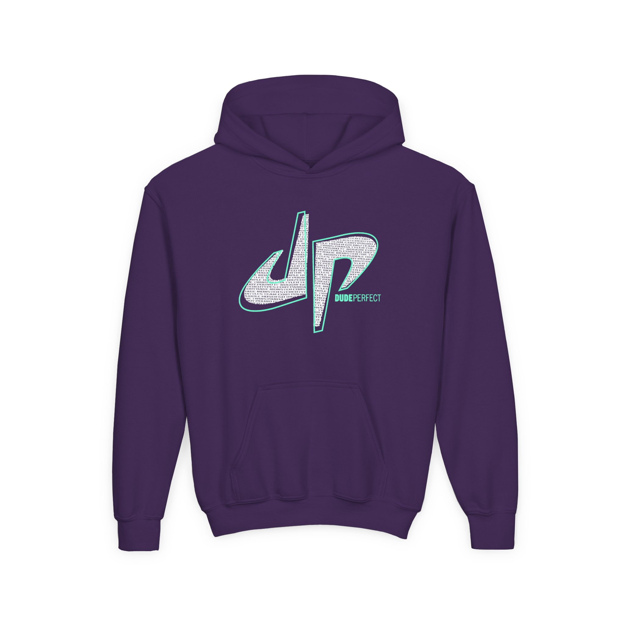Dude Perfect Pound It Reflective Youth Heavy Blend Hooded Sweatshirt - Image 13