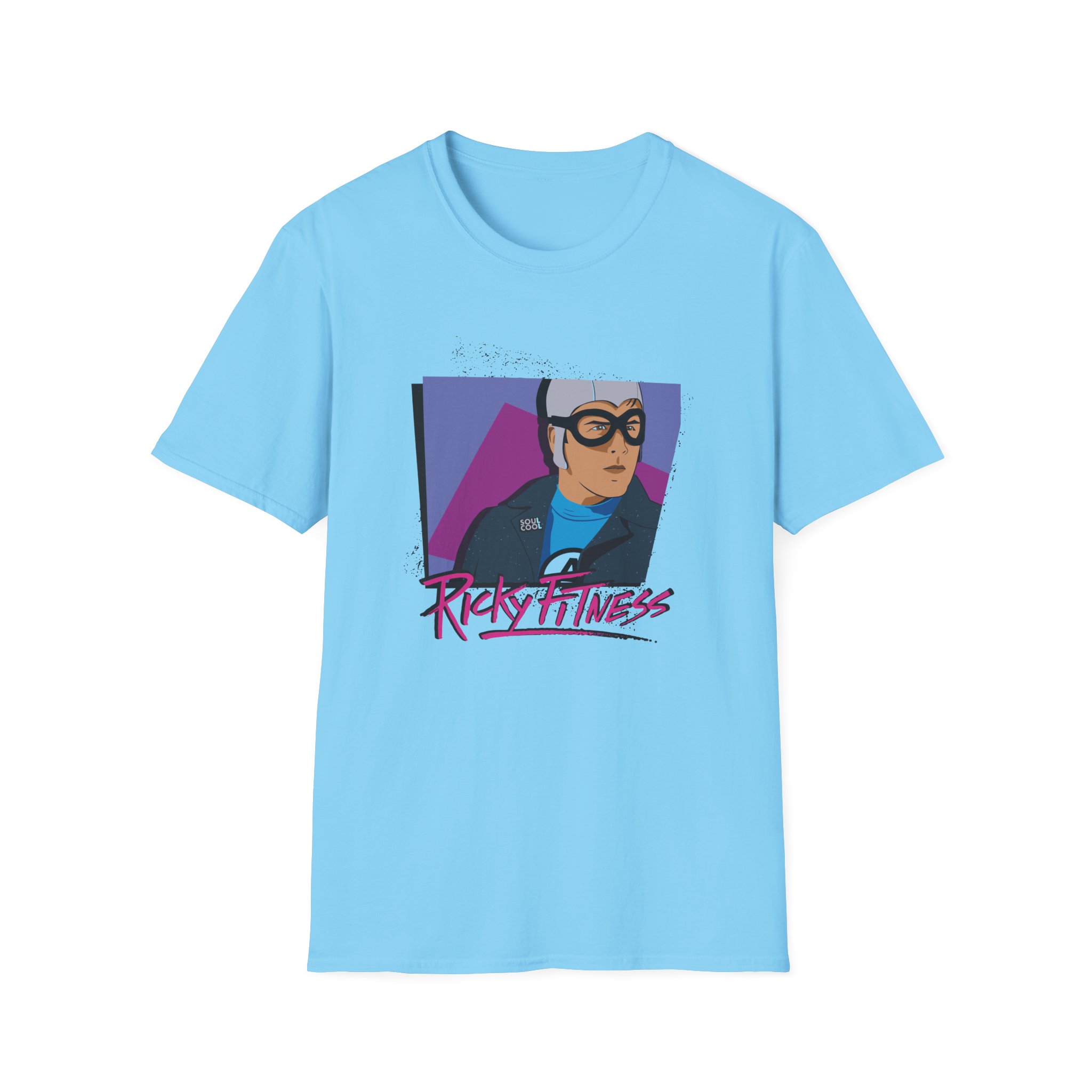 The Aquabats Ricky Fitness Soul Cool Unisex Softstyle T-Shirt - Image 17