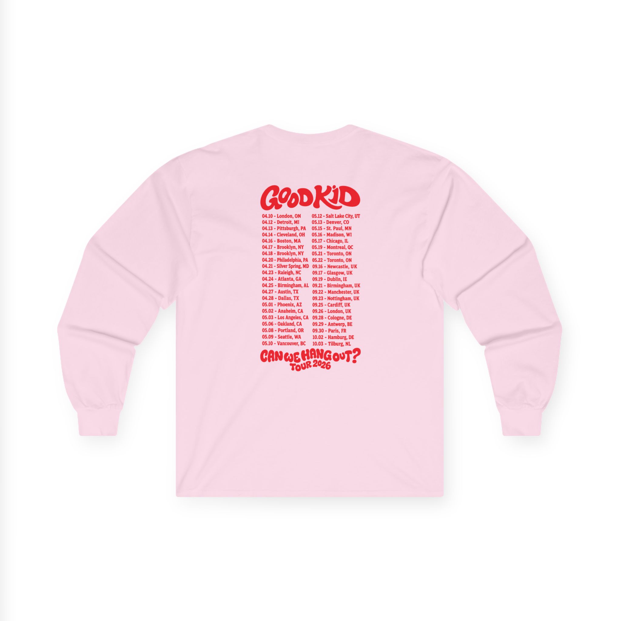 Good Kid Can We Hang Out Unisex Ultra Cotton Long Sleeve Tee - Image 10