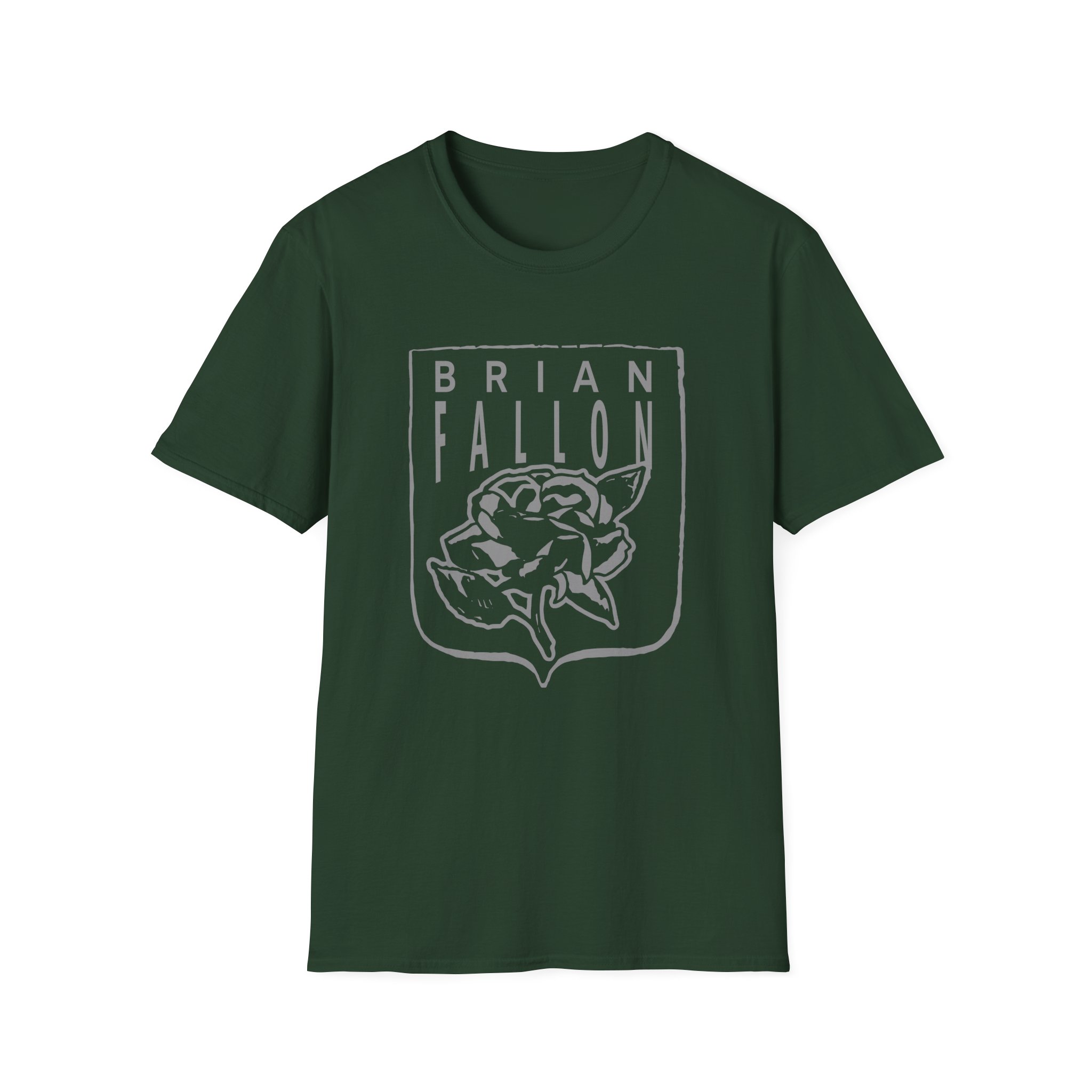 Brian Fallon Rose Unisex Softstyle T-Shirt - Image 7