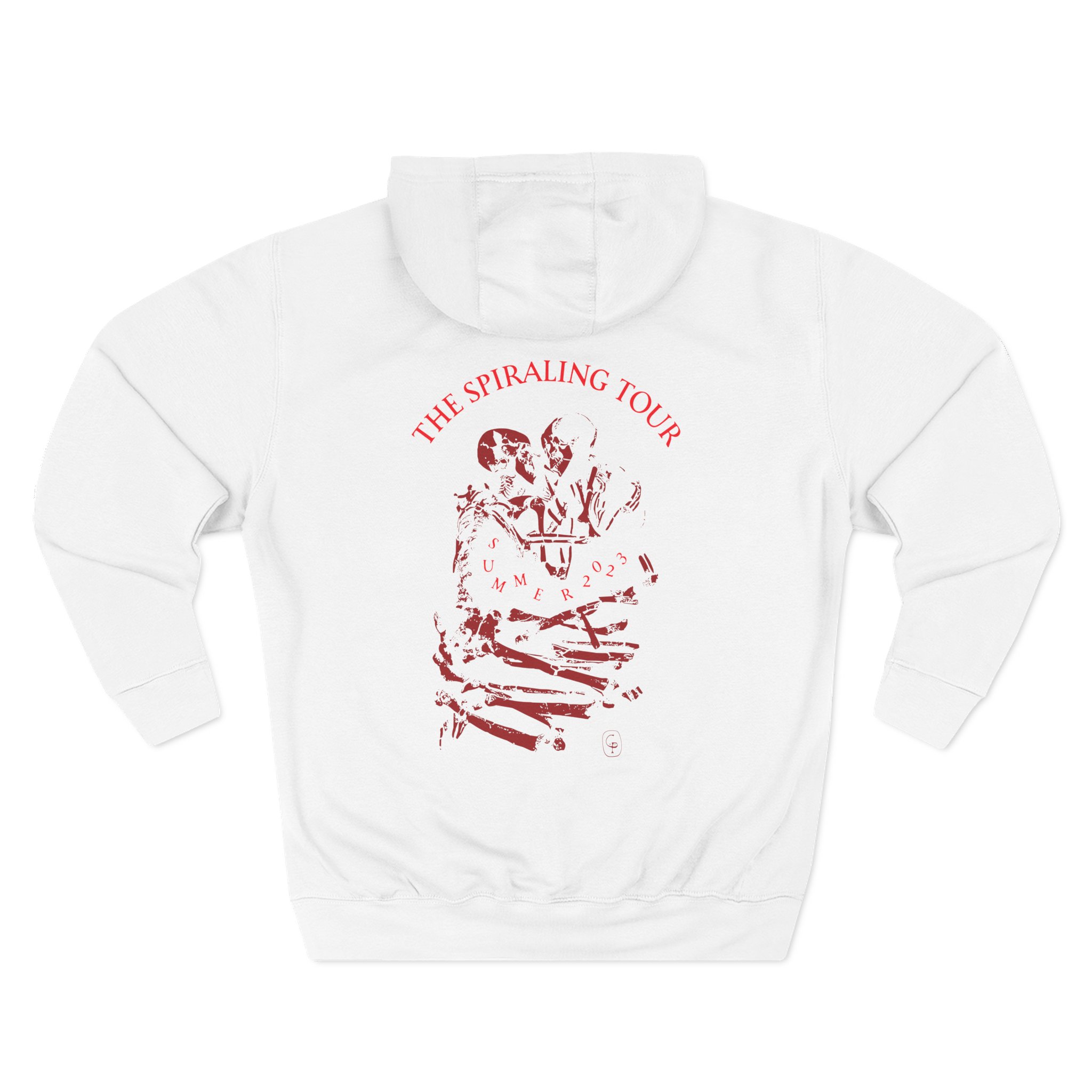 Caroline Polachek Volcano Spiraling Tour Three-Panel Fleece Hoodie - Image 2