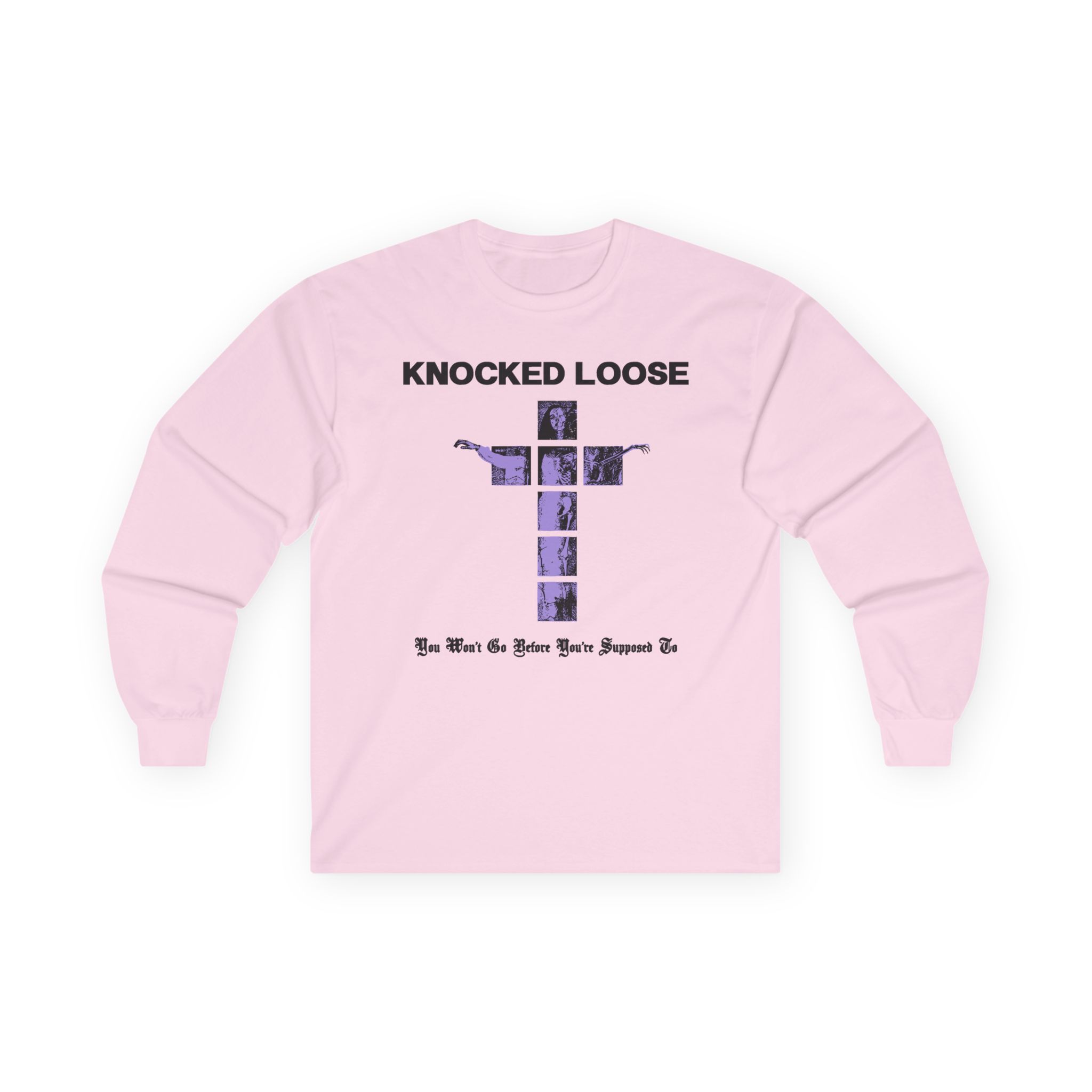 Knocked Loose Purple Cross Unisex Ultra Cotton Long Sleeve Tee - Image 9