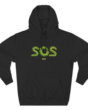 Sza Sos Deluxe Caterpillar Three-Panel Fleece Hoodie