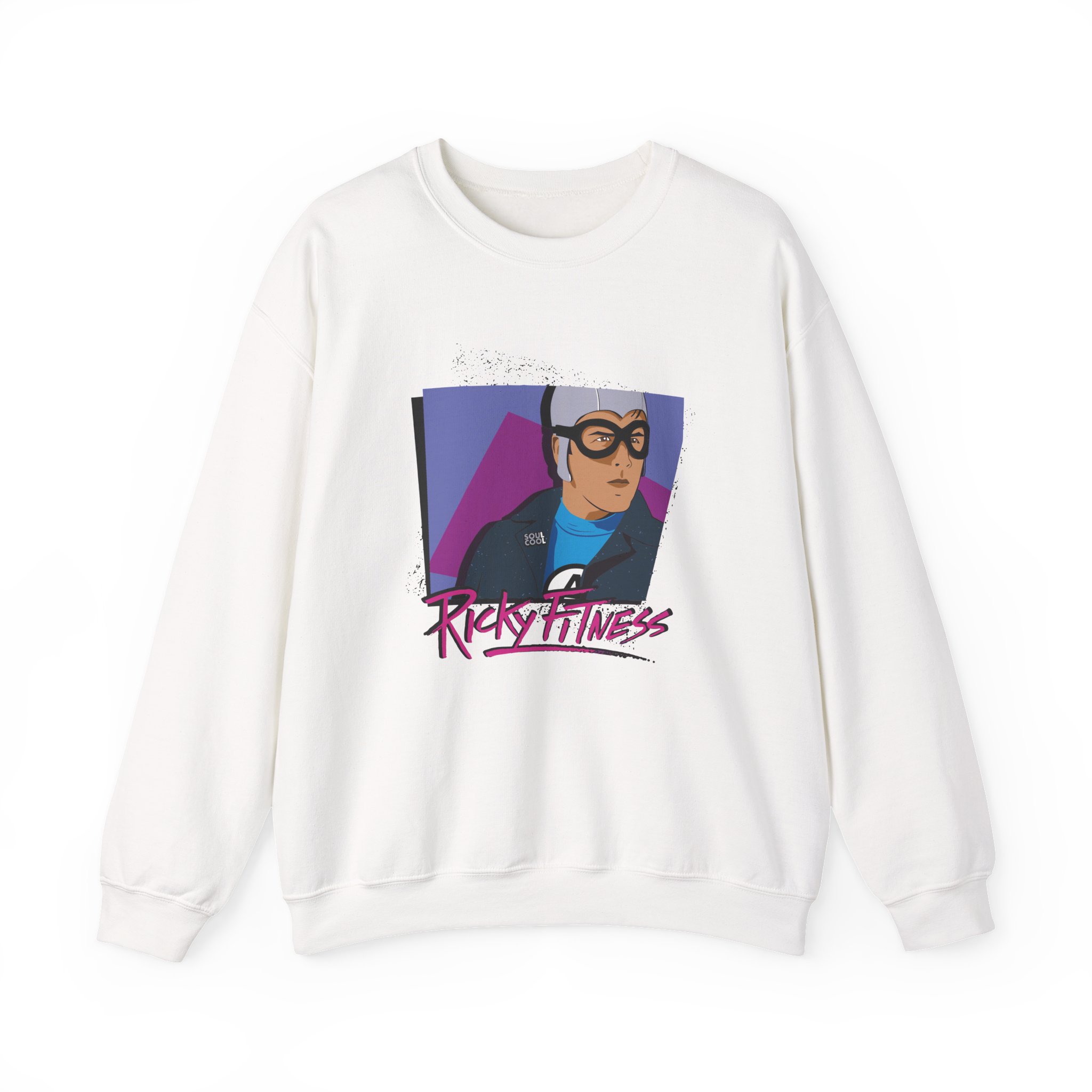 The Aquabats Ricky Fitness Soul Cool Unisex Heavy Blend™ Crewneck Sweatshirt - Image 3