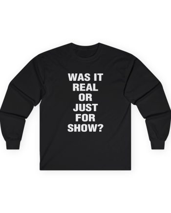 Charlie Puth Was It Real Unisex Ultra Cotton Long Sleeve Tee