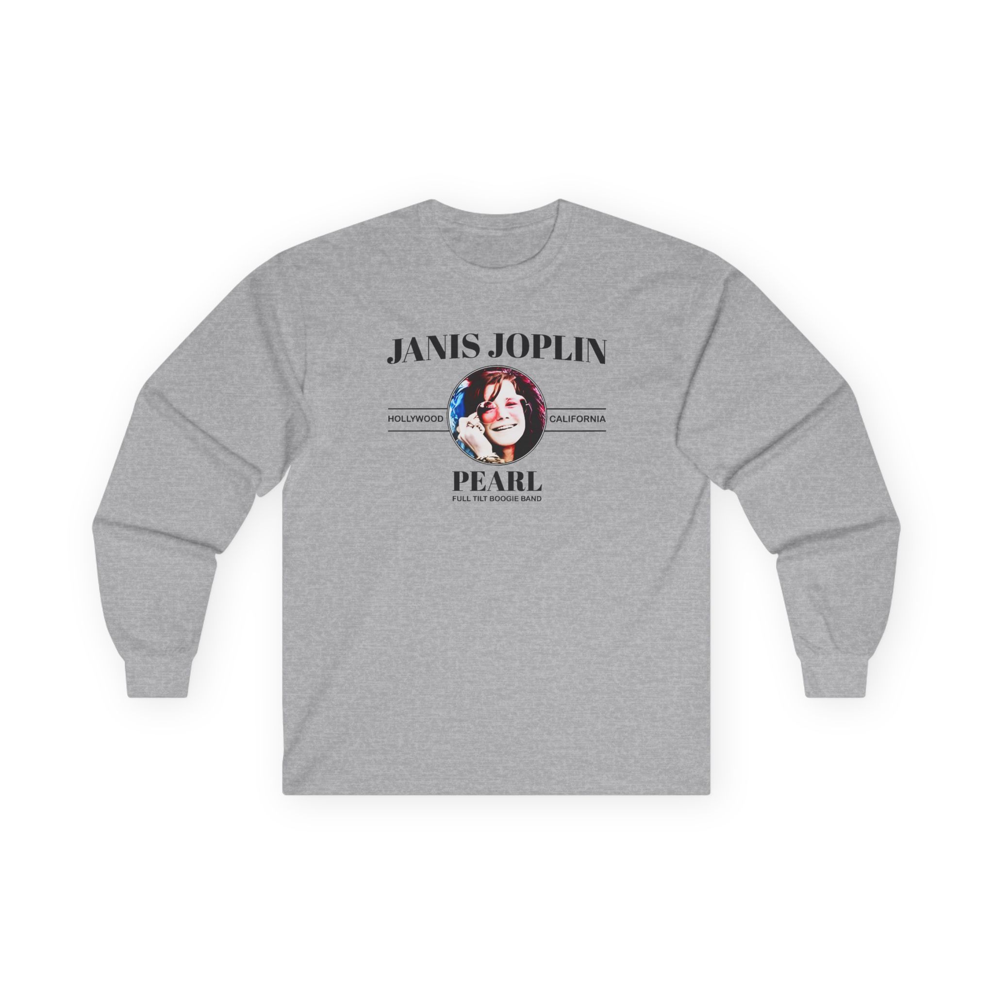Janis Joplin Pearl Unisex Ultra Cotton Long Sleeve Tee - Image 5