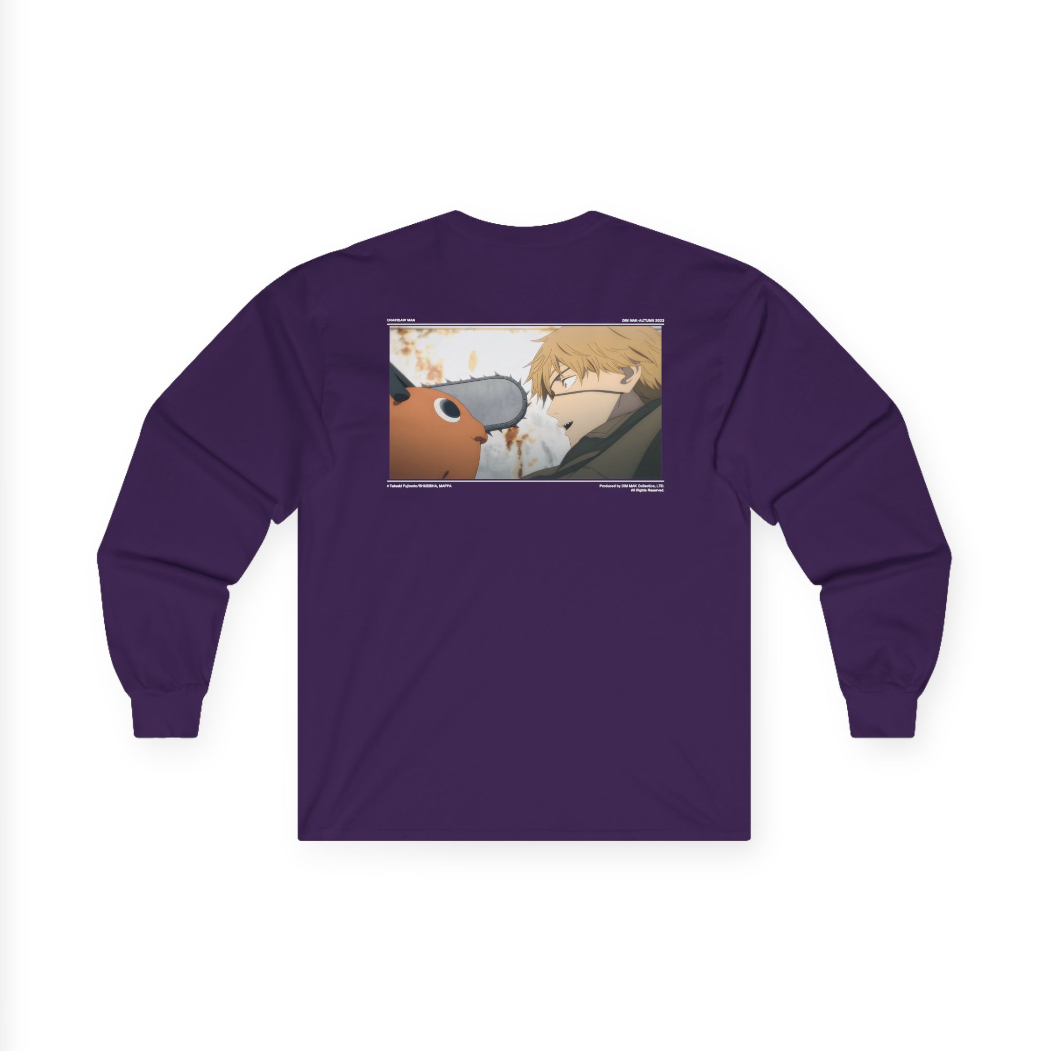 Chainsaw Man X Dim Mak Pochita Unisex Ultra Cotton Long Sleeve Tee - Image 16