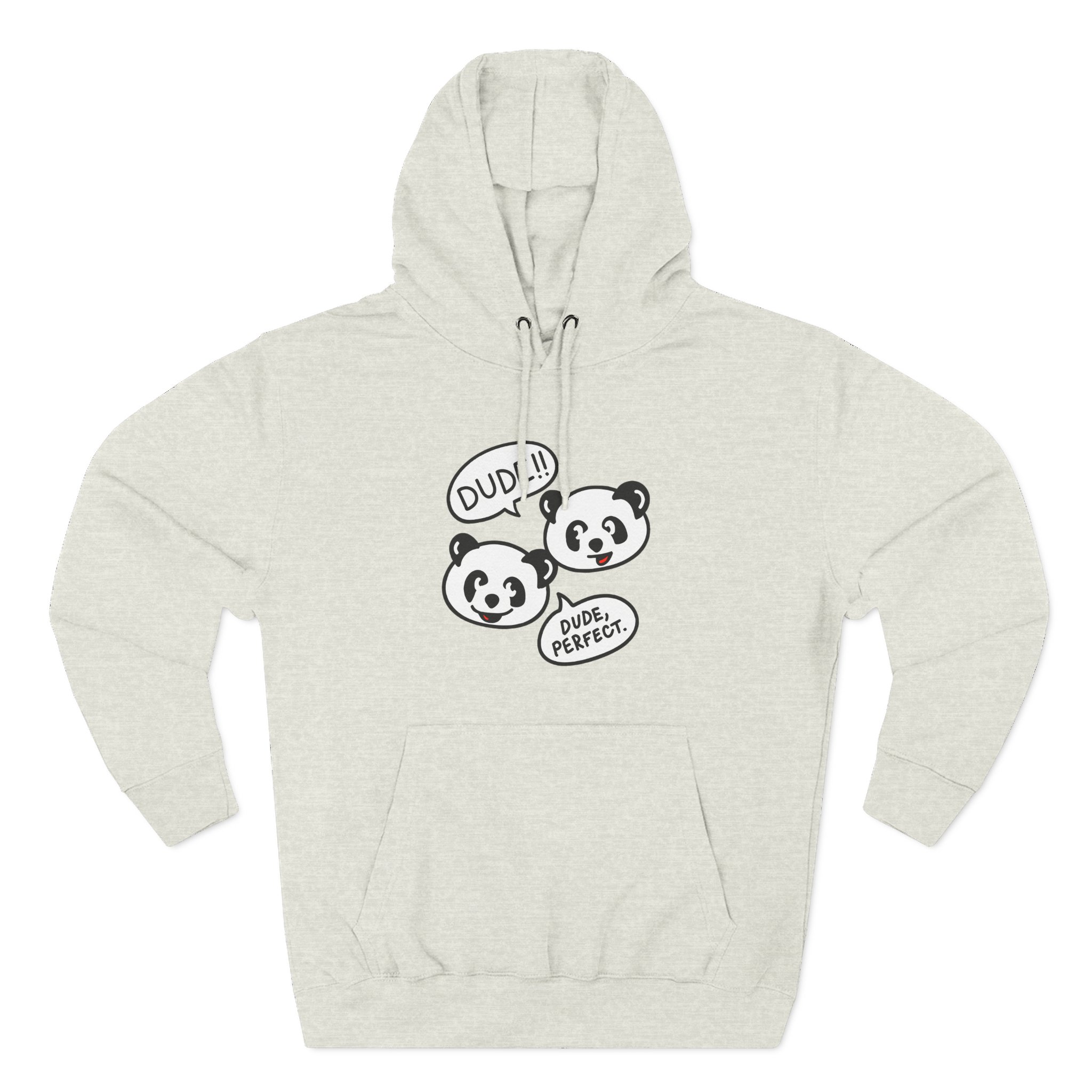 Dude Perfect Panda Comic Three-Panel Fleece Hoodie - Image 11