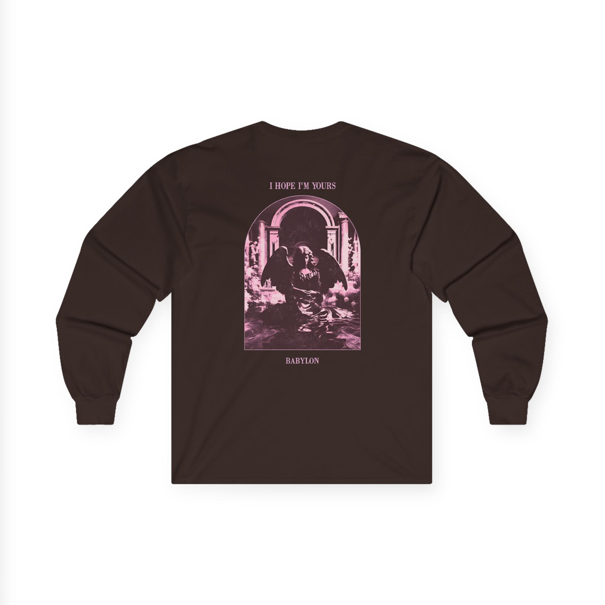 Babylon Mineral Wash Unisex Ultra Cotton Long Sleeve Tee - Image 3