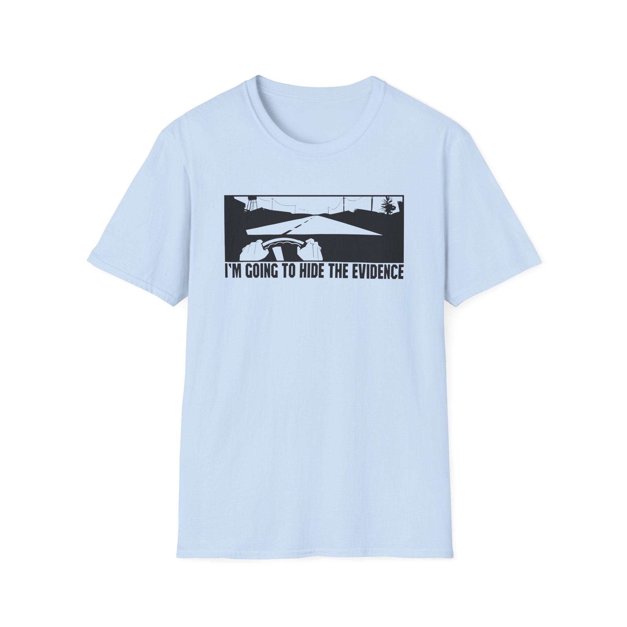 Shroud Hide The Evidence Unisex Softstyle T-Shirt - Image 17
