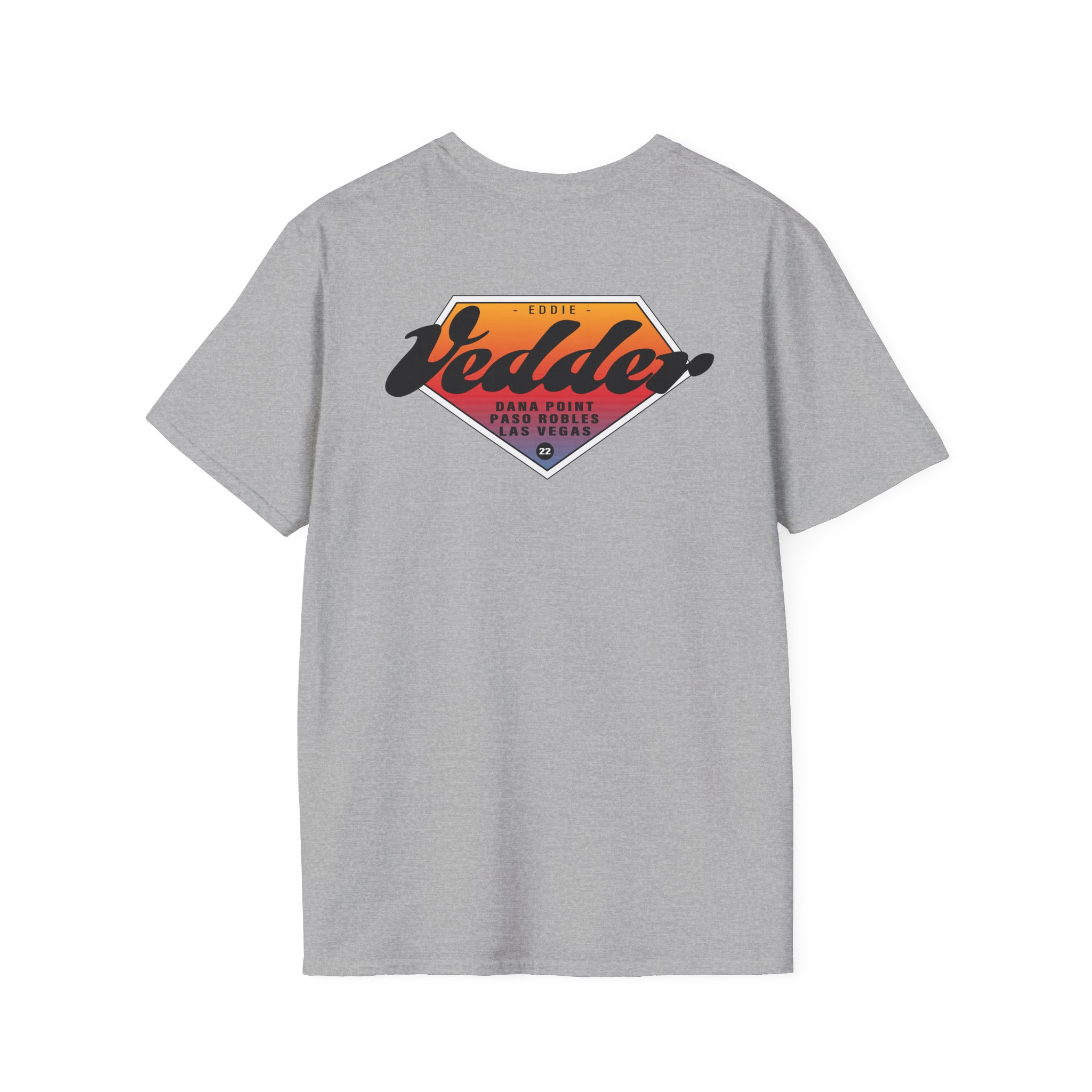 Eddie Vedder Gradient Unisex Softstyle T-Shirt - Image 8
