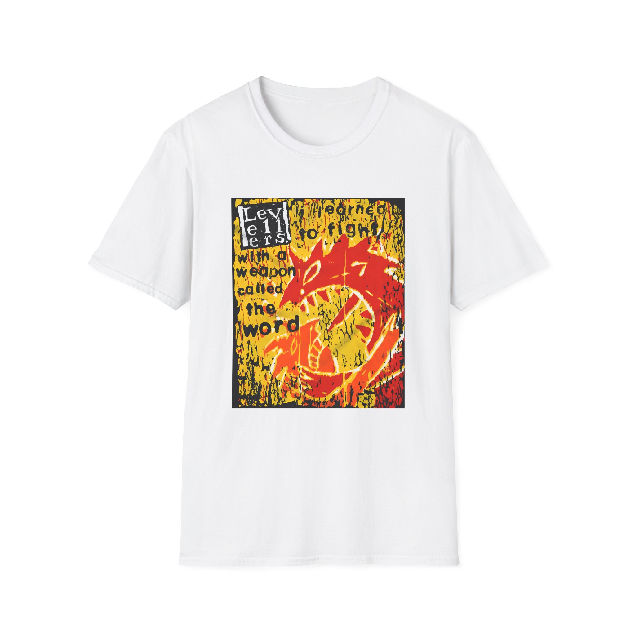 Levellers a Weapon Called the Word Unisex Softstyle T-shirt - Image 3