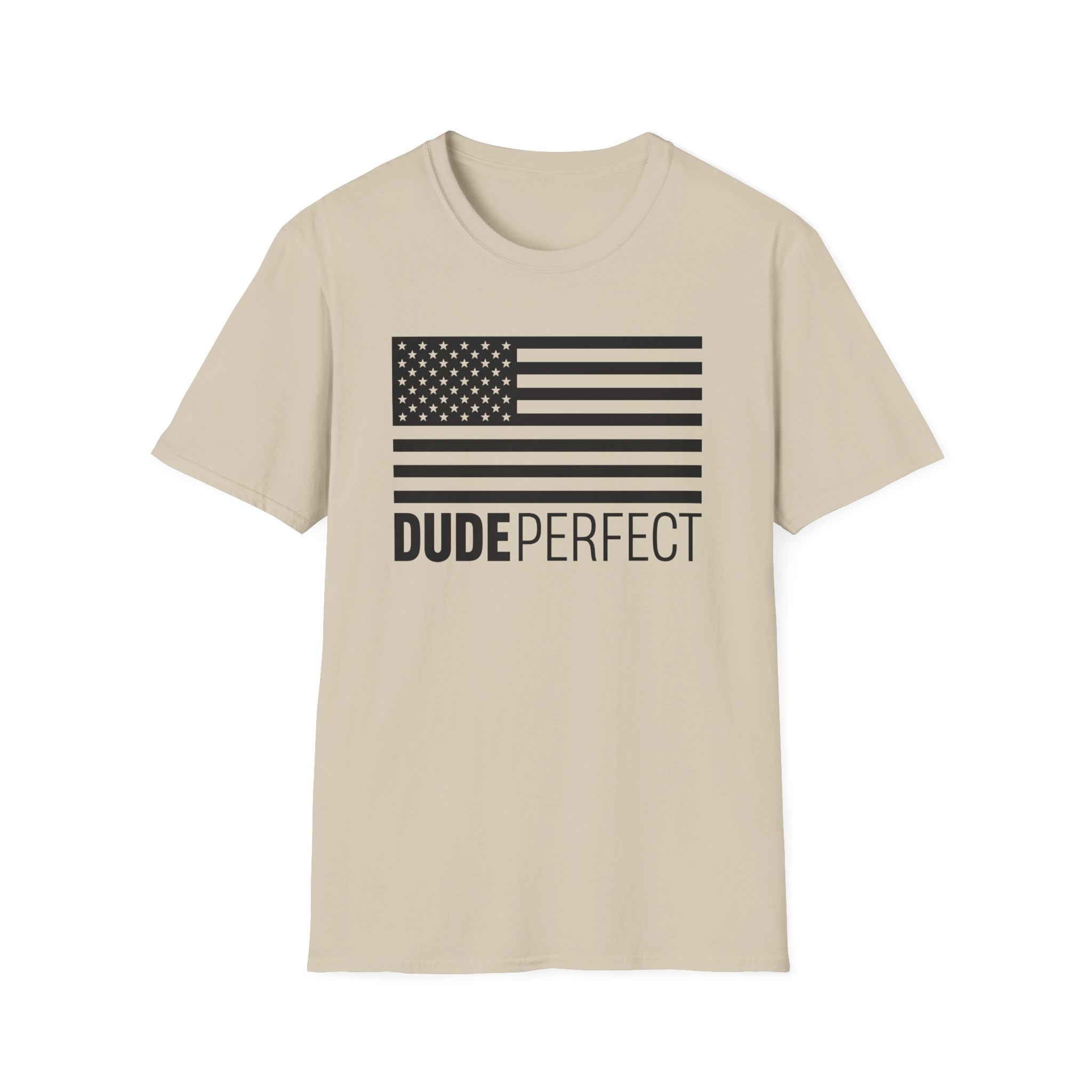 Dude Perfect Tonal Flag Unisex Softstyle T-Shirt - Image 3