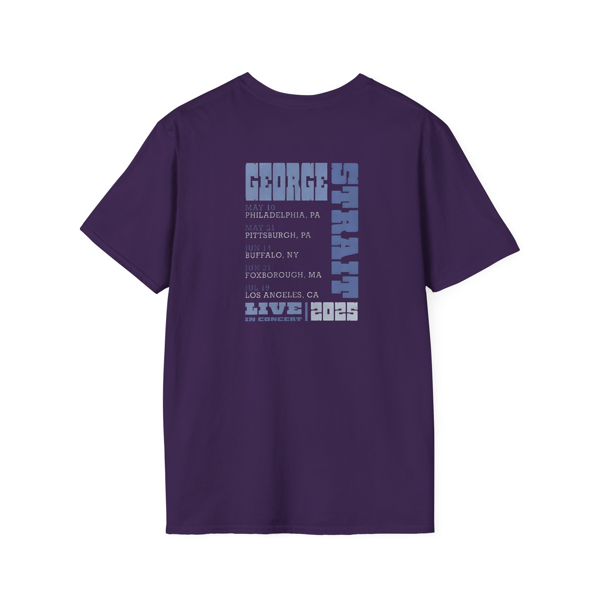 George Strait Tour Unisex Softstyle T-Shirt - Image 10