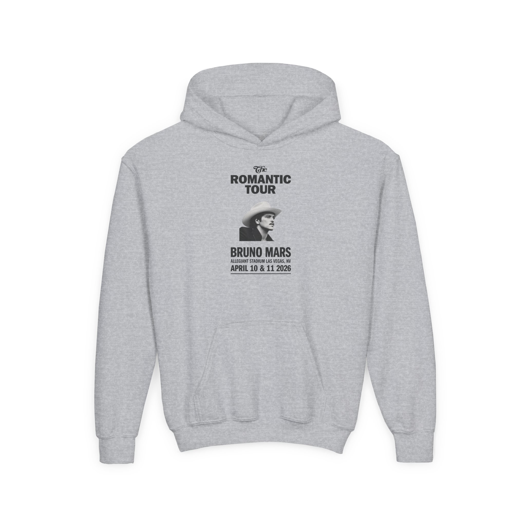 Bruno Mars Las Vegas the Romantic Youth Heavy Blend Hooded Sweatshirt - Image 3