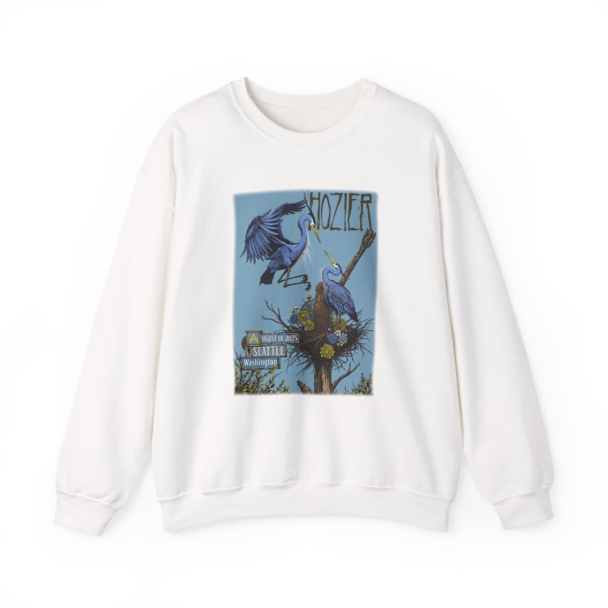 Hozier Seattle August 14 Show Unisex Heavy Blend™ Crewneck Sweatshirt