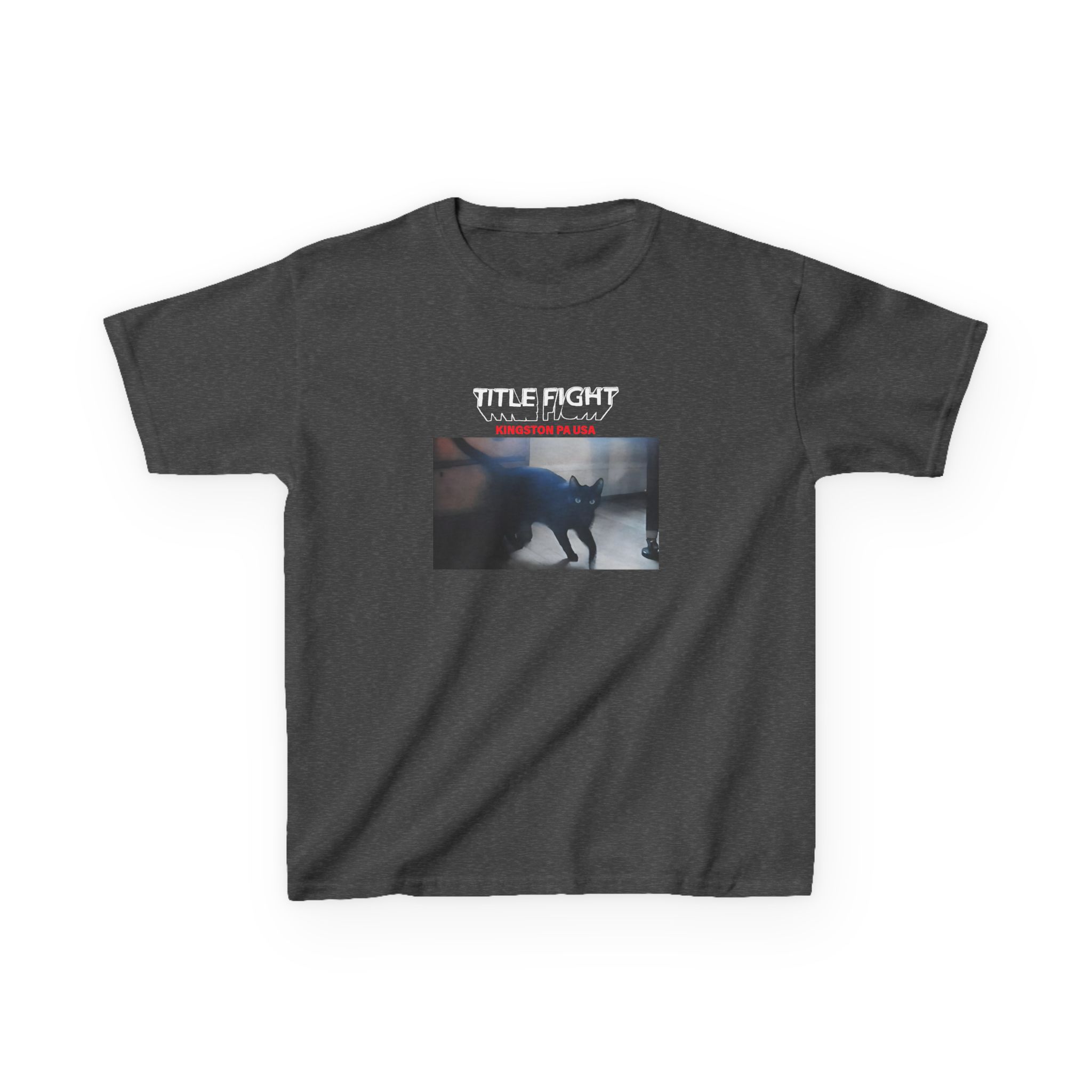 Kids Cold Cuts Title Fight Kingston Cat Heavy Cotton™ Tee - Image 7