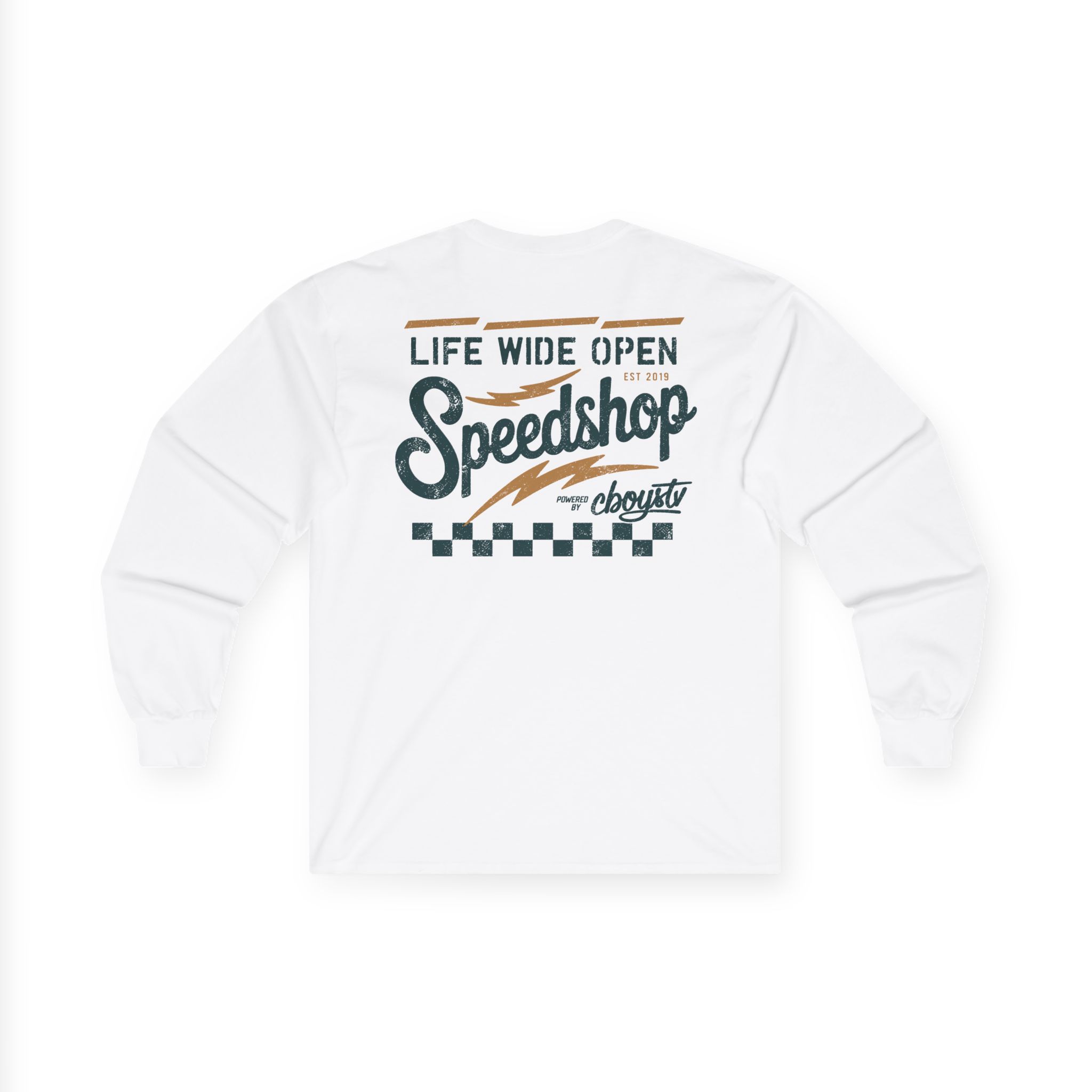 Cboystv Speed Shop Unisex Ultra Cotton Long Sleeve Tee - Image 2