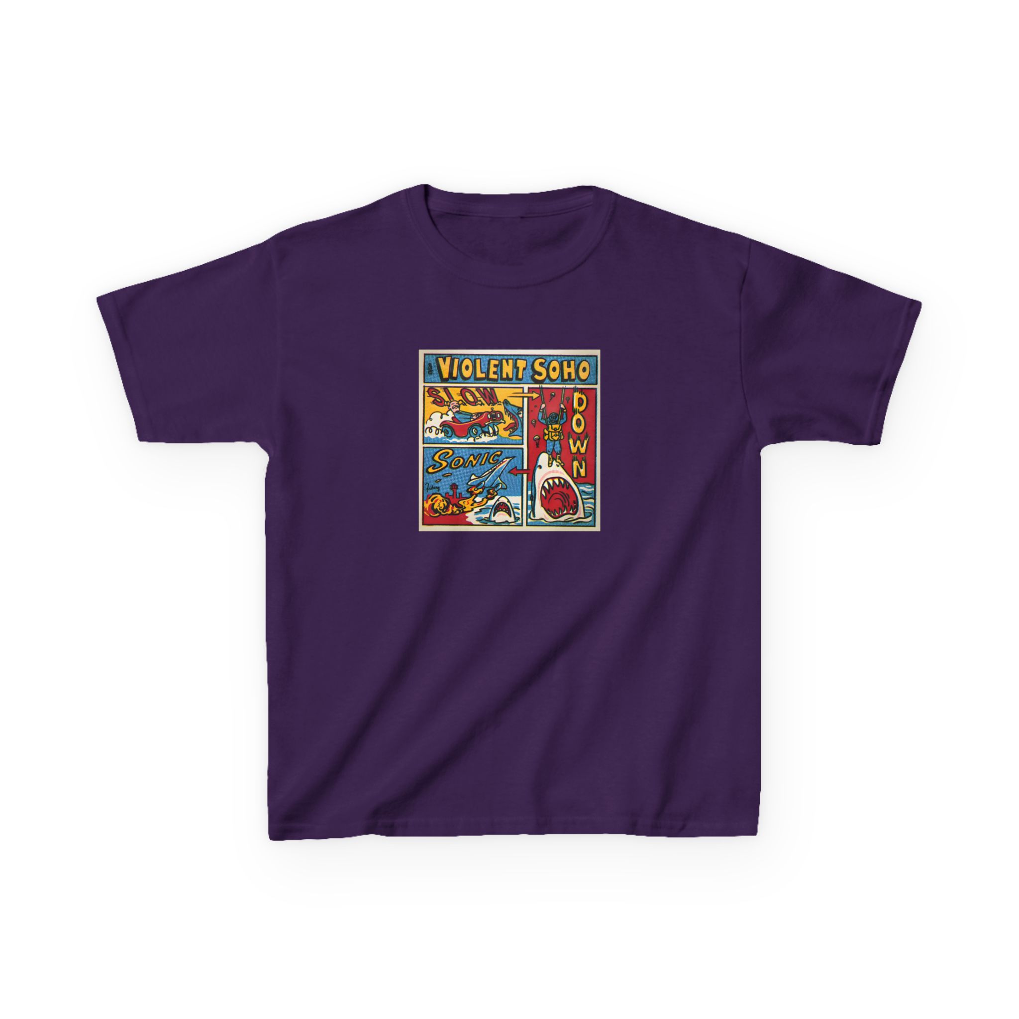 Violent Soho Slow Down Sonic Kids Heavy Cotton™ Tee - Image 27