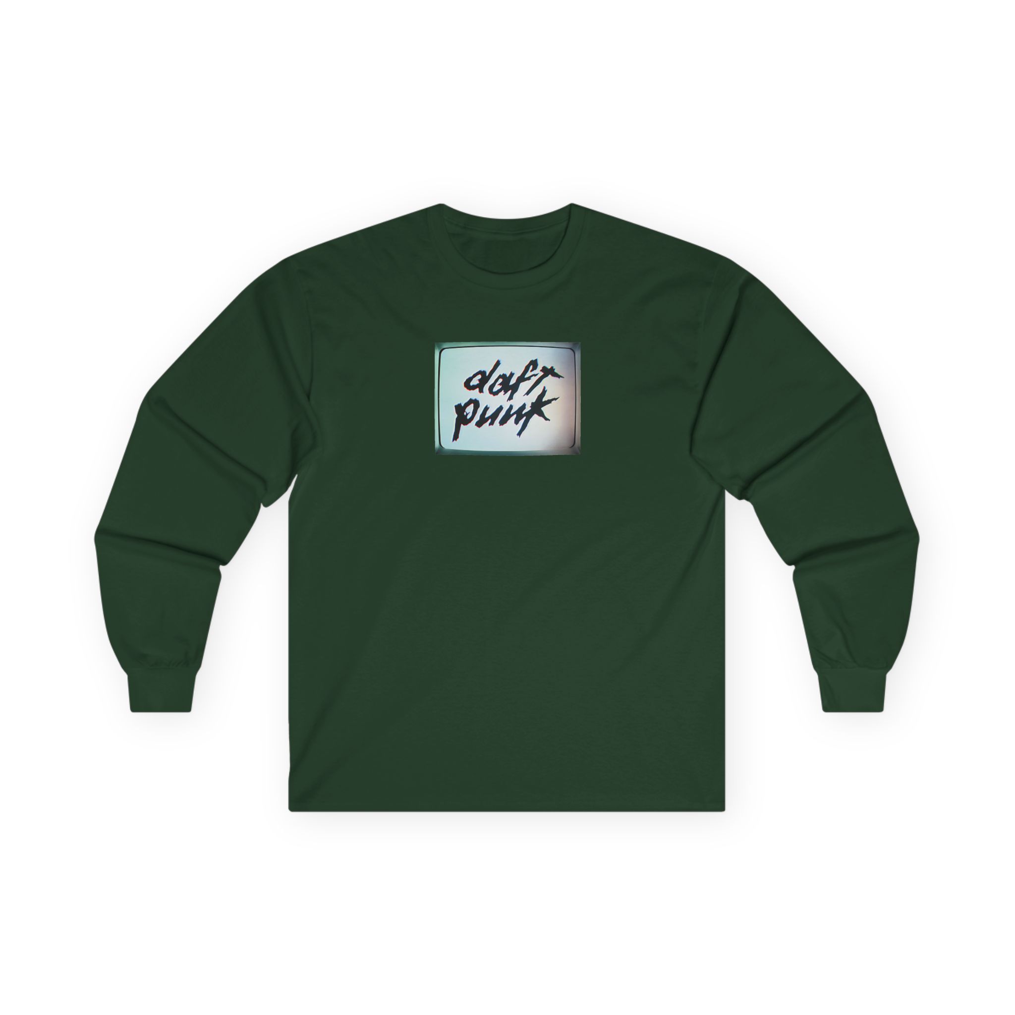 Daft Punk Human After All Black Unisex Ultra Cotton Long Sleeve Tee - Image 5