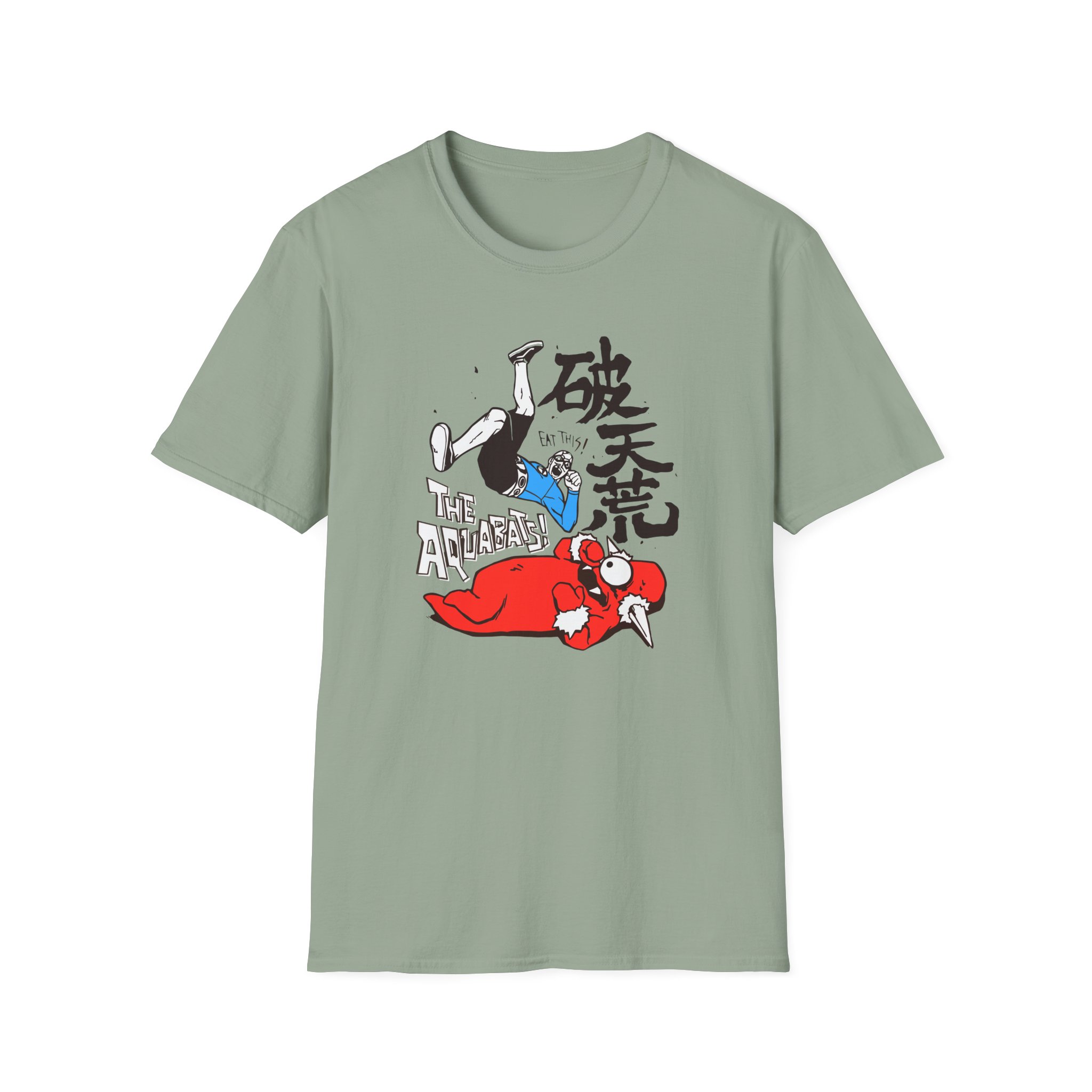 The Aquabats Elbow Drop! Archive Unisex Softstyle T-Shirt - Image 15