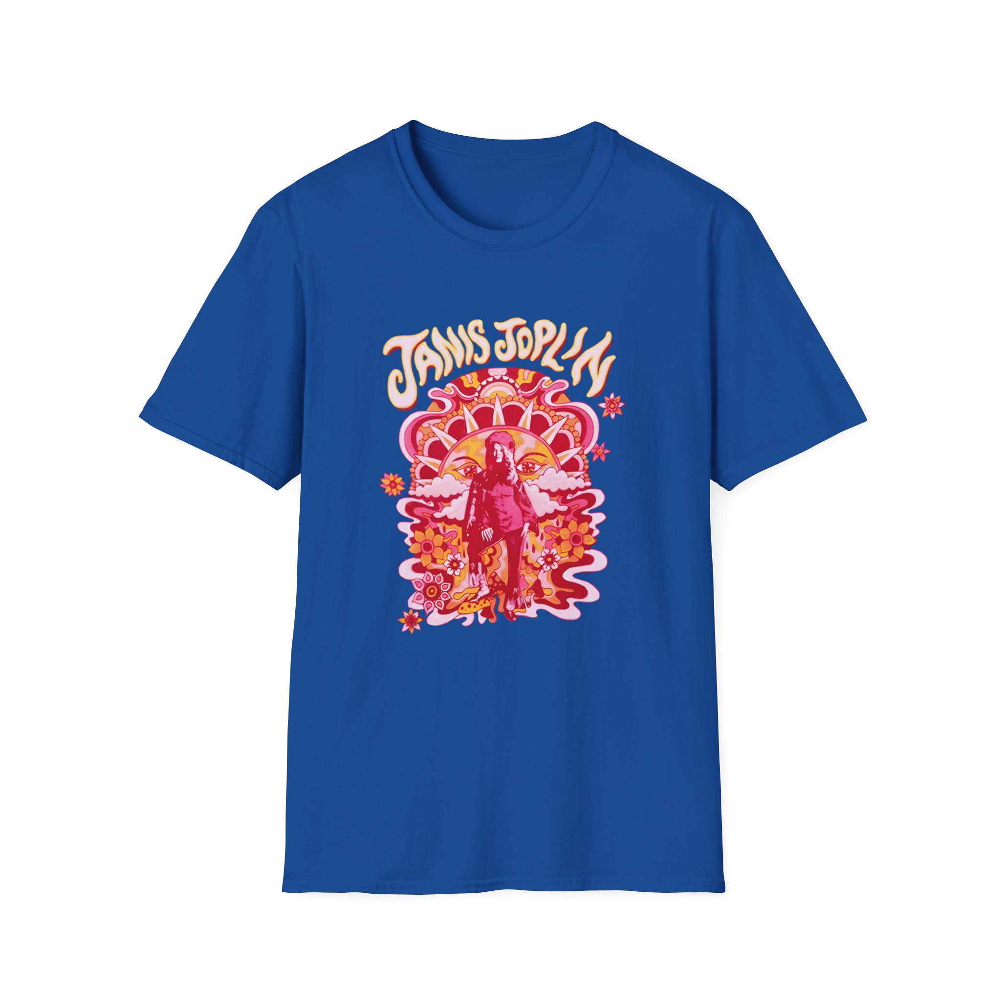 Janis Joplin Groovy Unisex Softstyle T-shirt - Image 15