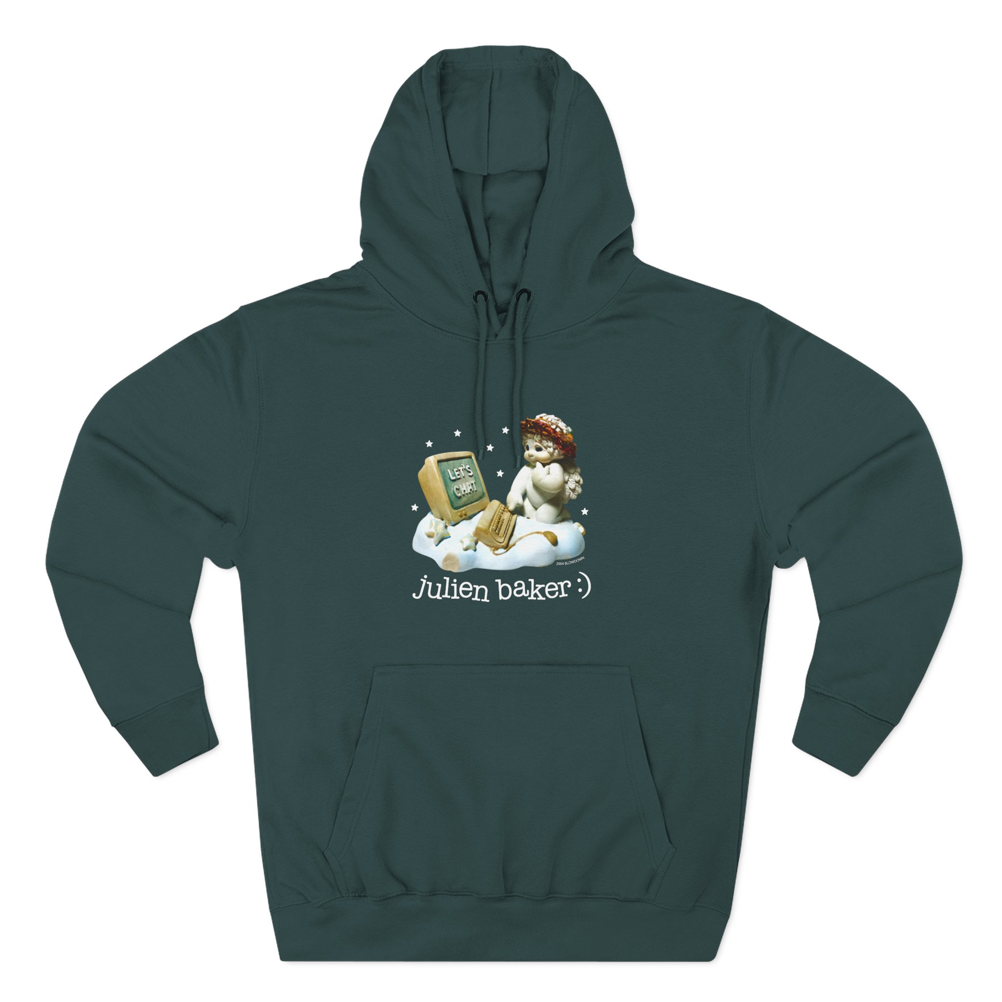 Julien Baker Online Angel Three-Panel Fleece Hoodie - Image 5