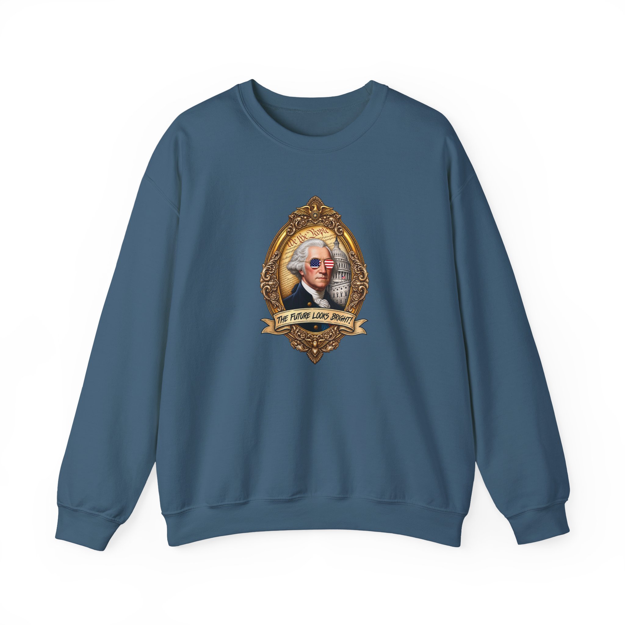 Valuetainment George Washington Unisex Heavy Blend™ Crewneck Sweatshirt - Image 11