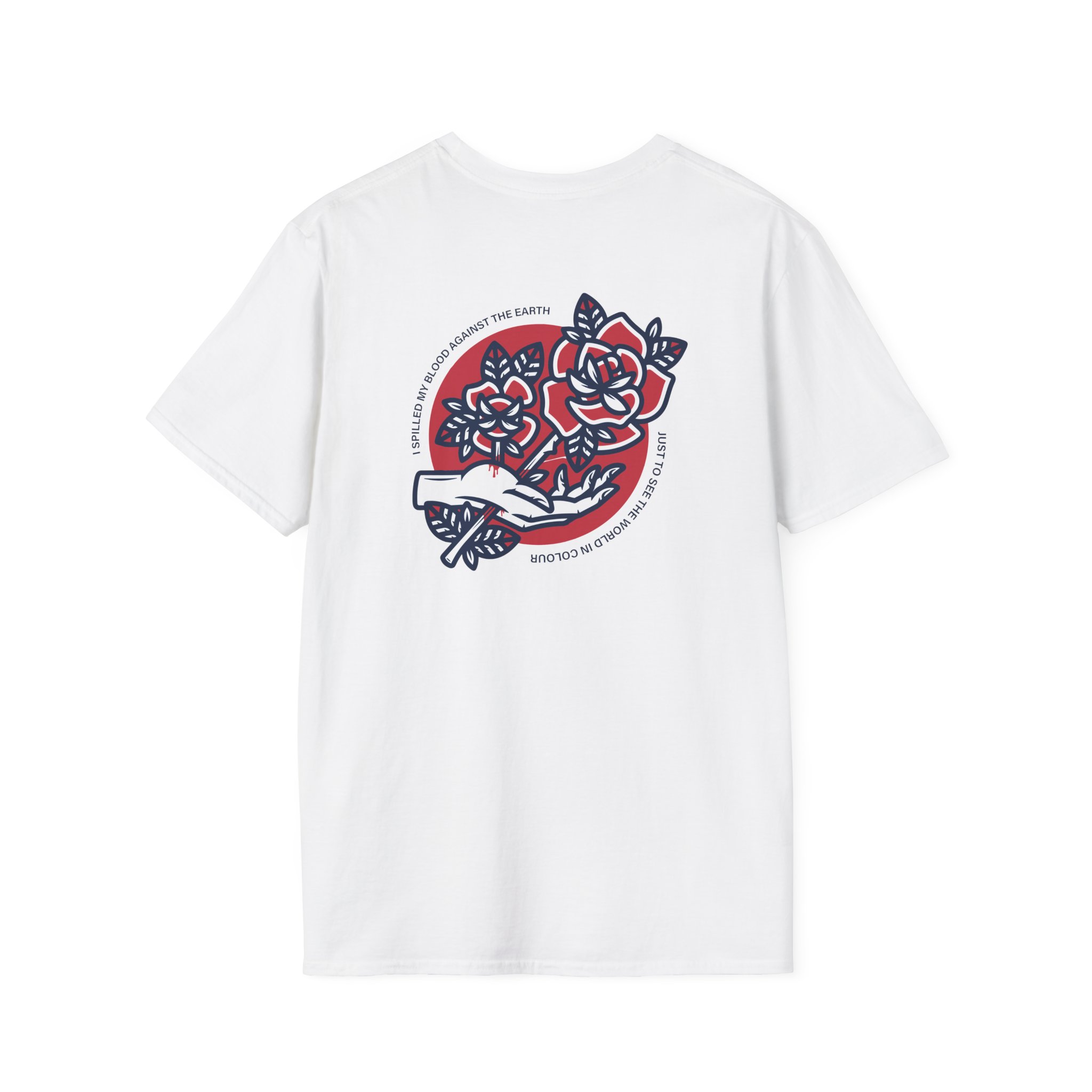 Polaris Rose Unisex Softstyle T-Shirt - Image 2