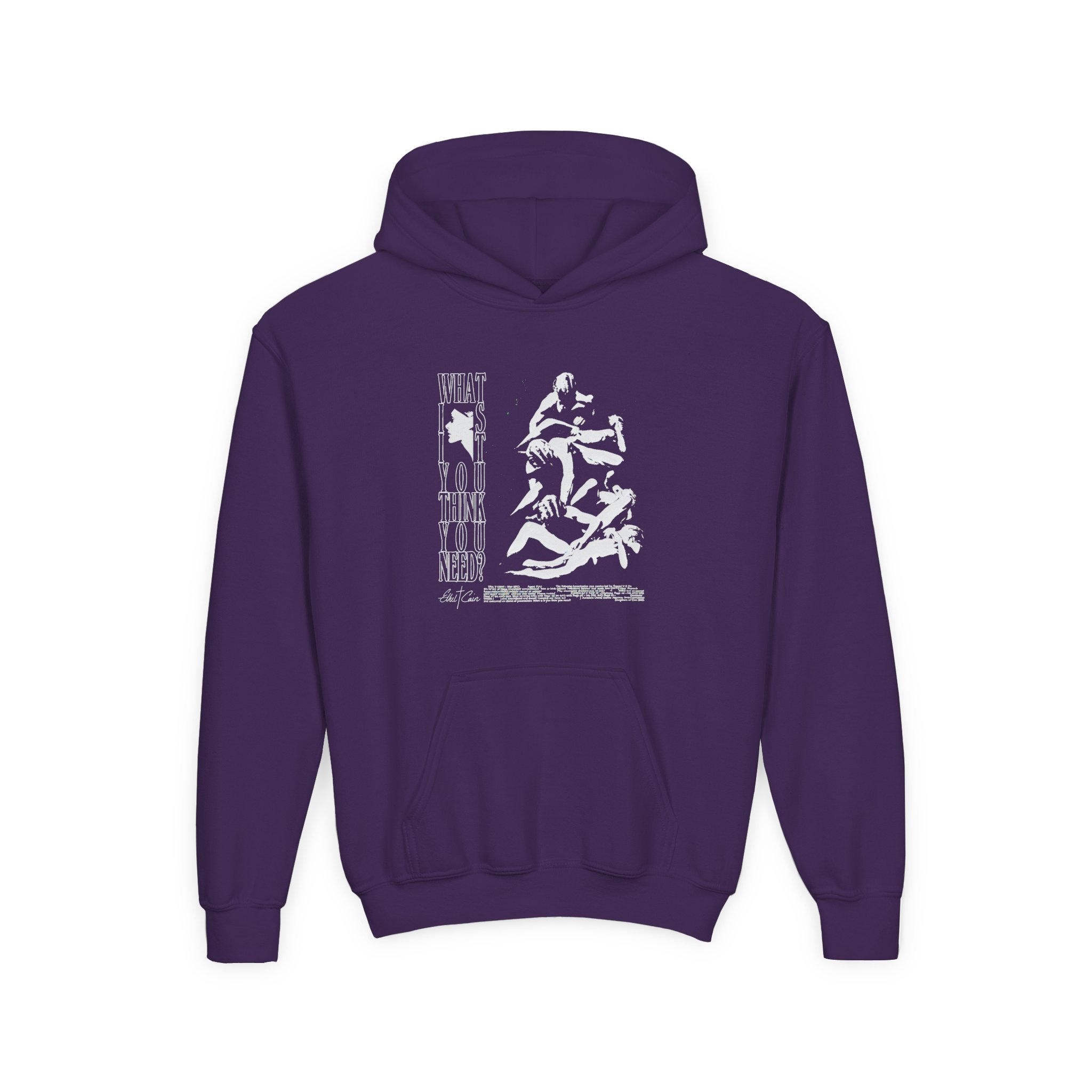 Youth Ethel Cain Angel Heavy Blend Hooded Sweatshirt - Image 5