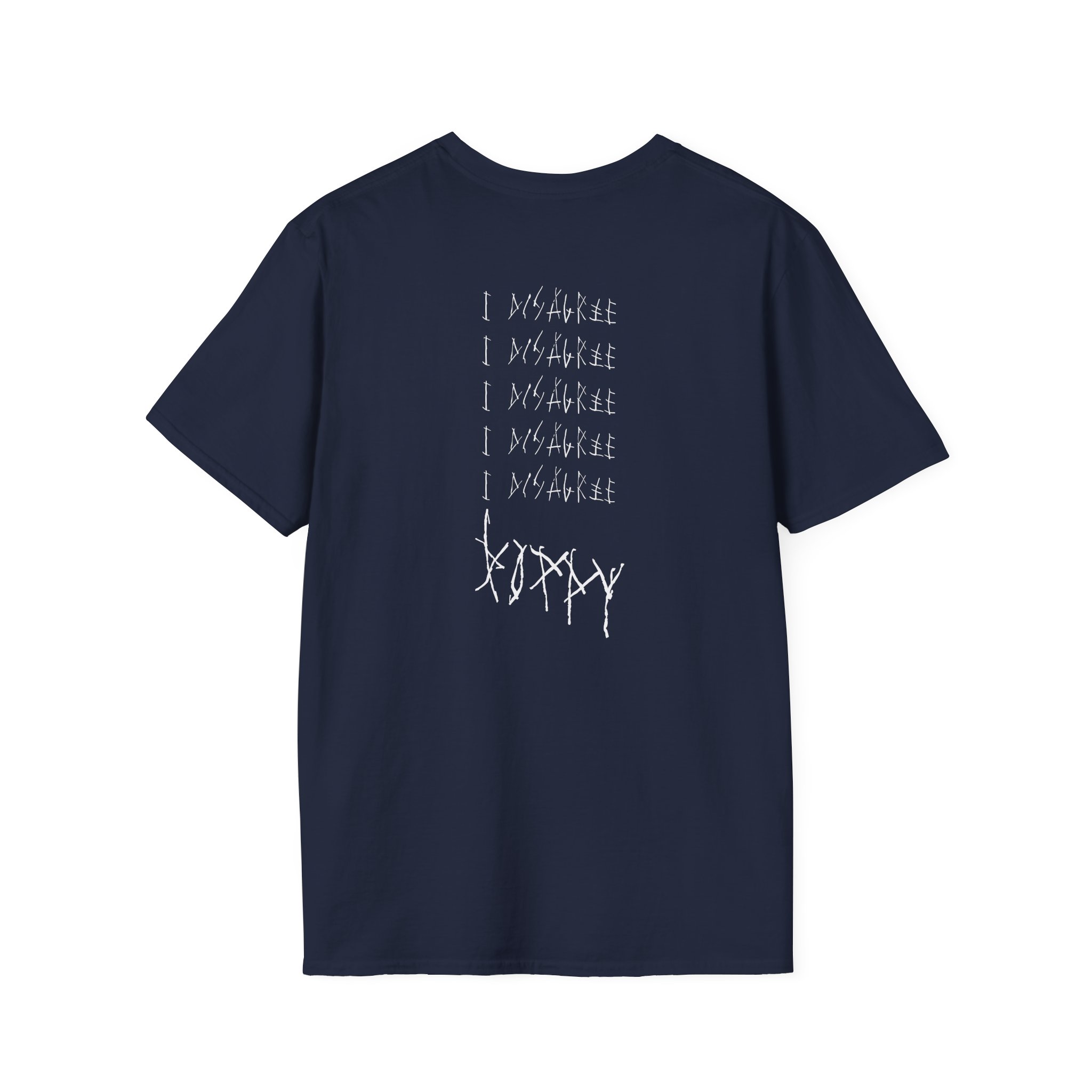 Poppy I Disagree' Album Artwork Unisex Softstyle T-Shirt - Image 8