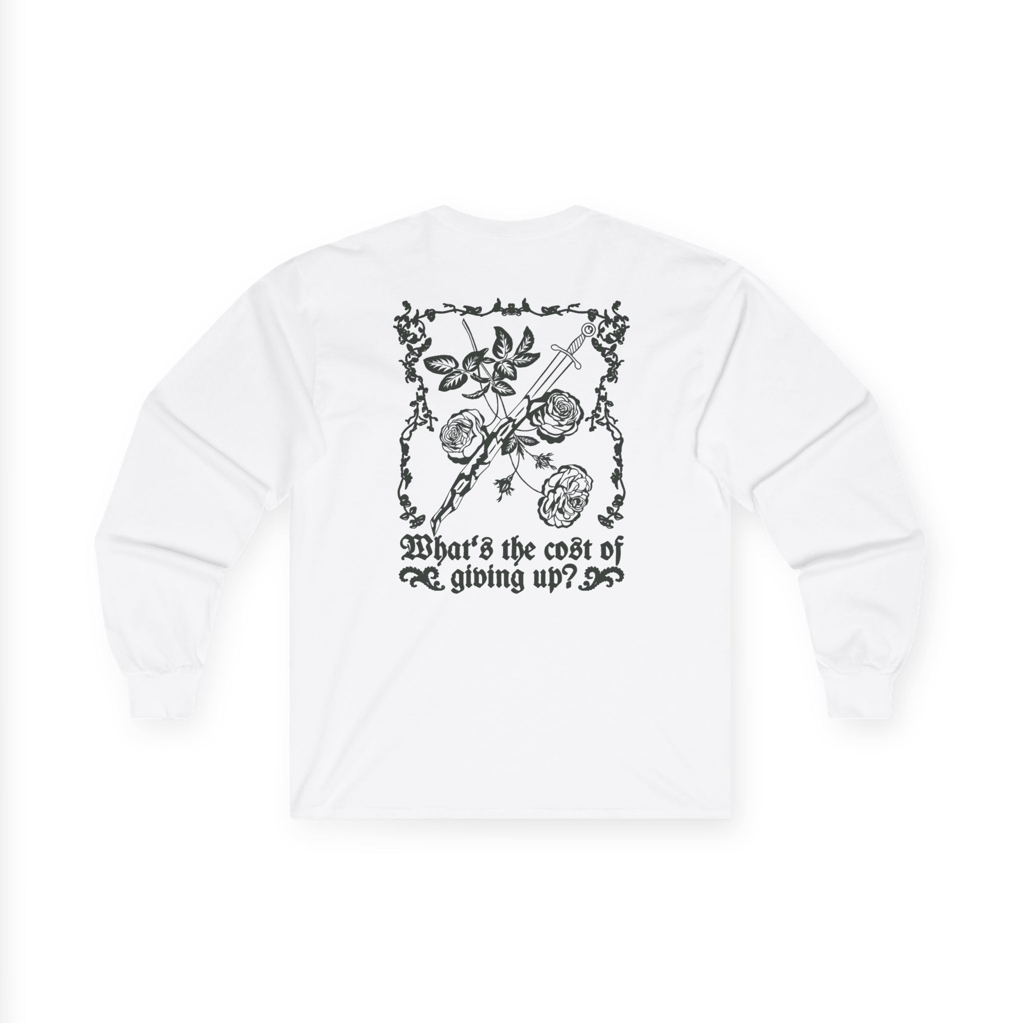 Poppy Cost Of Giving Up Unisex Ultra Cotton Long Sleeve Tee - Image 2