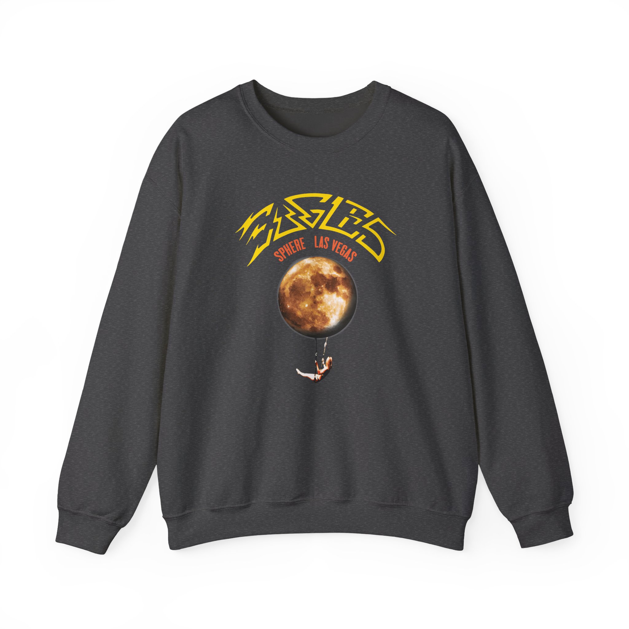 The Eagles Sphere Moon Trapeze Unisex Heavy Blend™ Crewneck Sweatshirt - Image 9