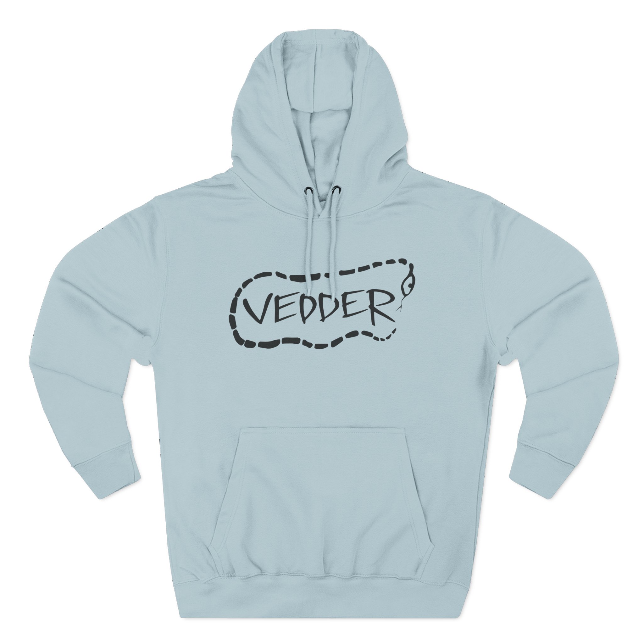 Eddie Vedder Stencil Snake Three-Panel Fleece Hoodie - Image 9