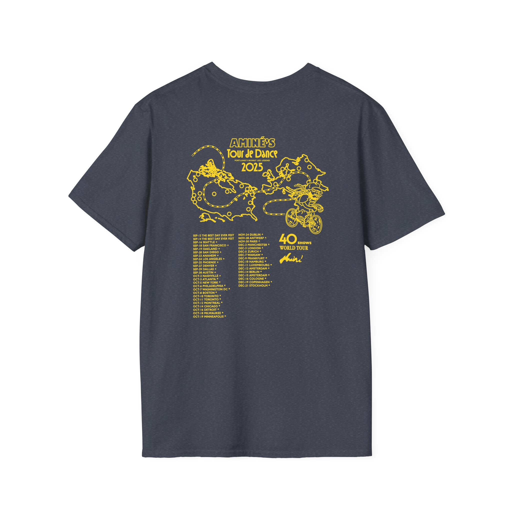 Aminé You're Beautiful Tour Unisex Softstyle T-Shirt - Image 20