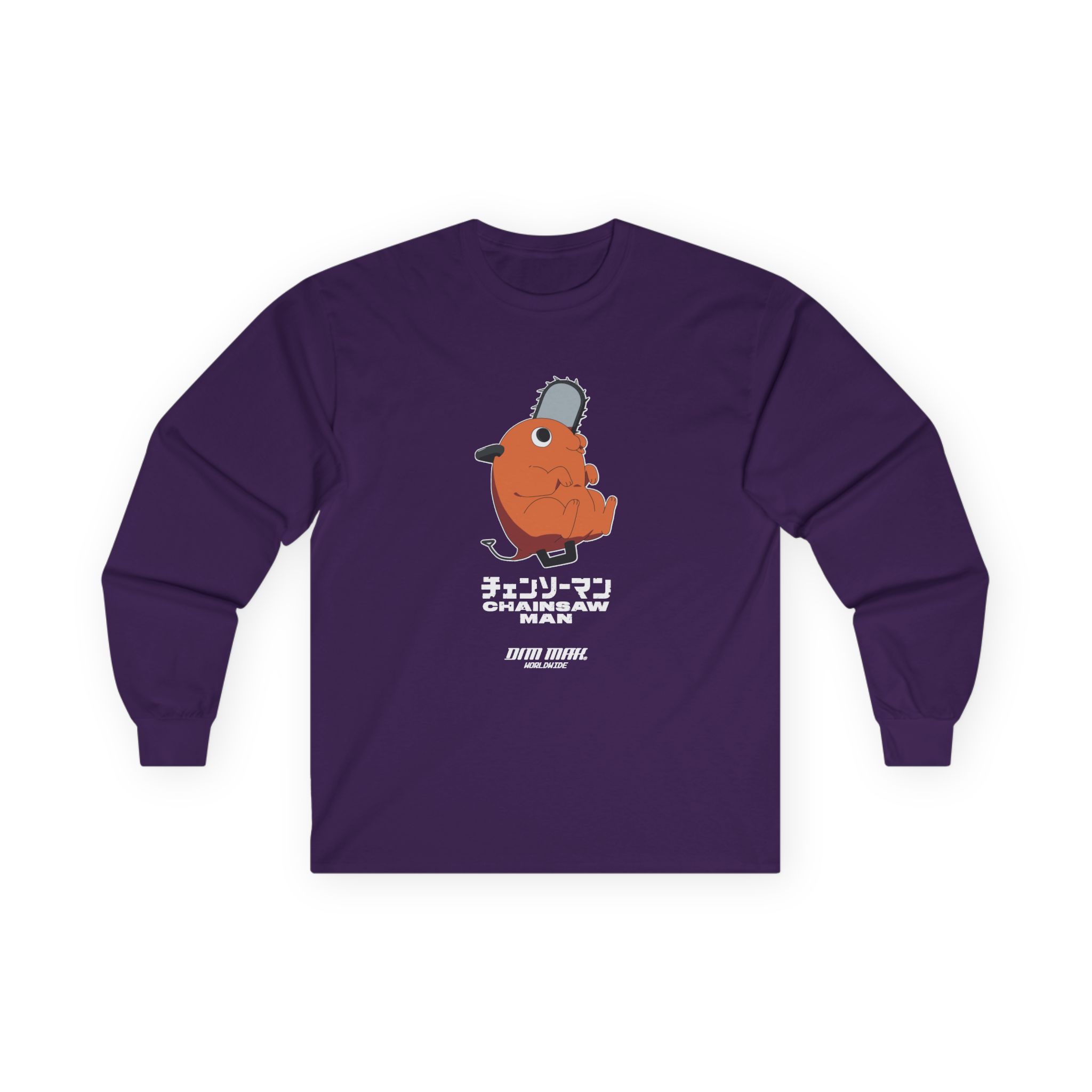 Chainsaw Man X Dim Mak Pochita Unisex Ultra Cotton Long Sleeve Tee - Image 15