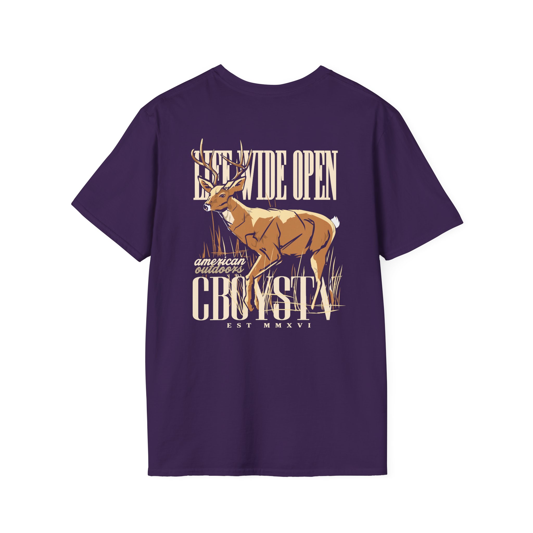 Cboystv Whitetail Unisex Softstyle T-Shirt - Image 24