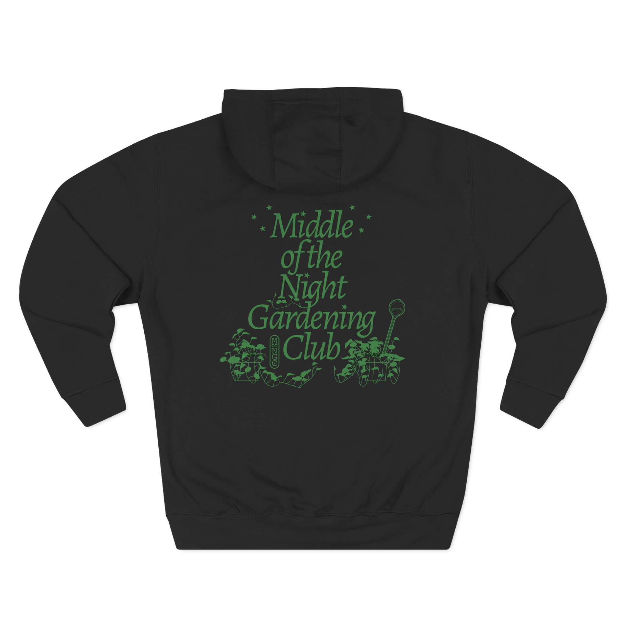 Dropout Middle of the Night Gardening Club Three-Panel Fleece Hoodie - Image 2