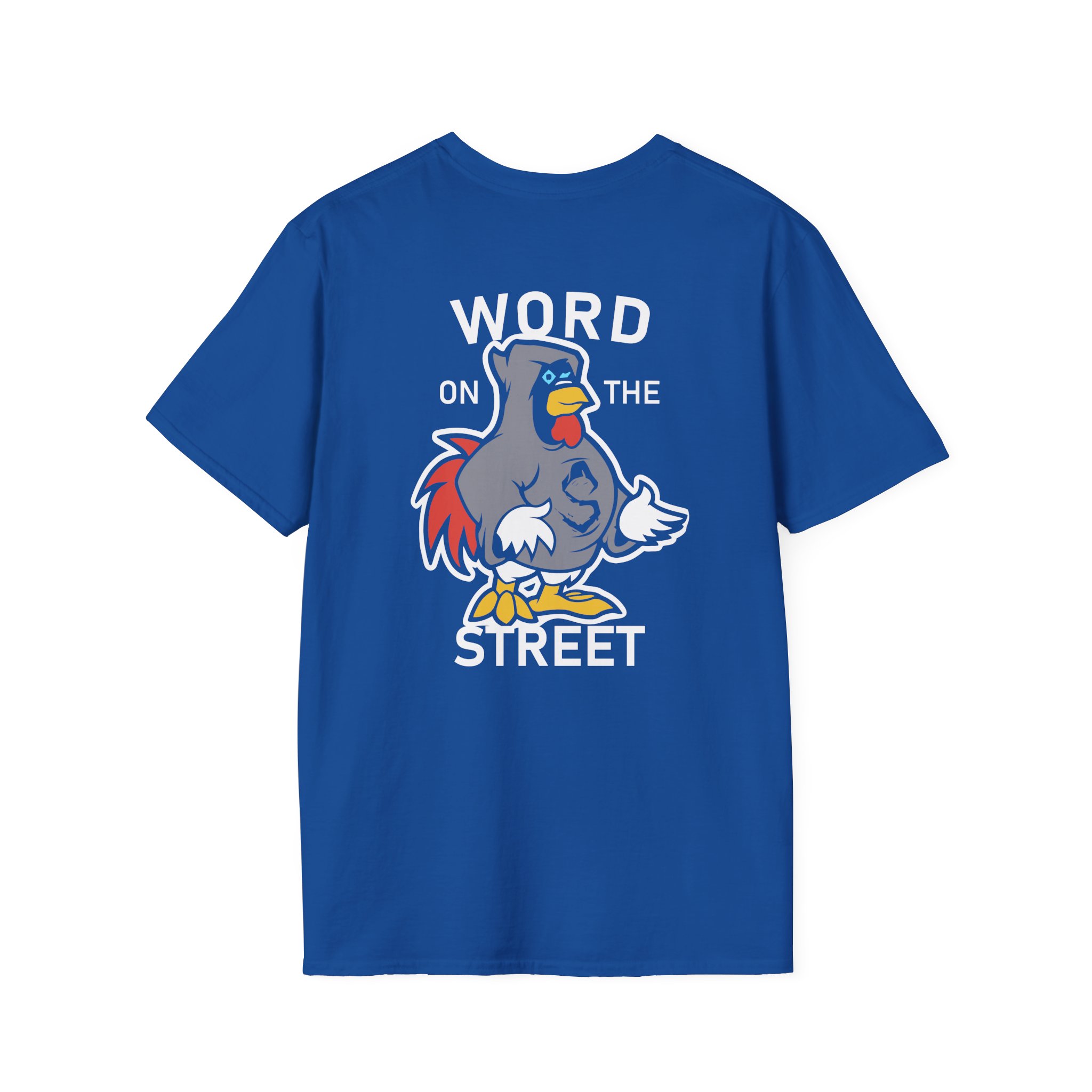Shroud Chicken Word On The Street Unisex Softstyle T-Shirt - Image 12