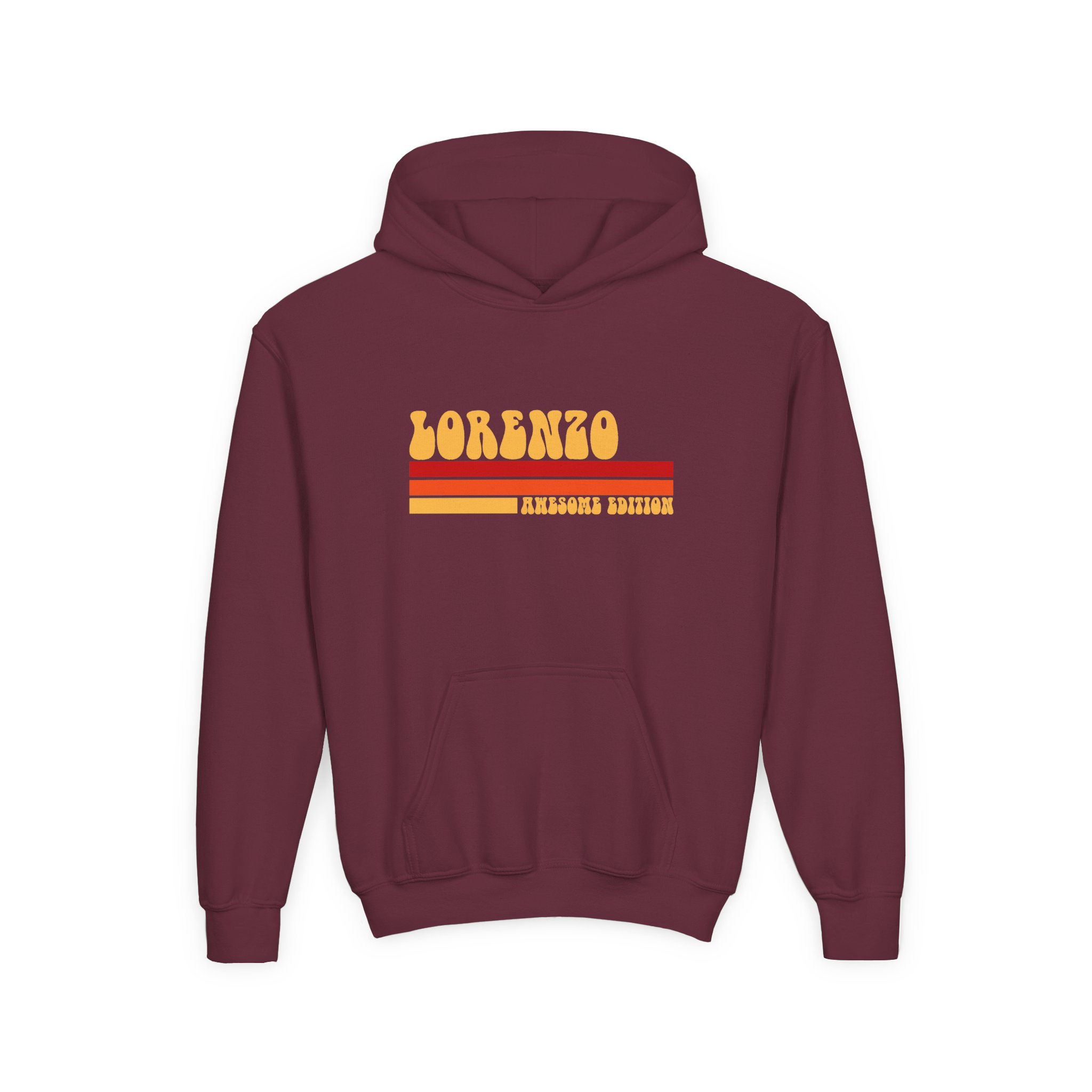 Youth Chris Lorenzo Heavy Blend Hooded Sweatshirt - Image 3