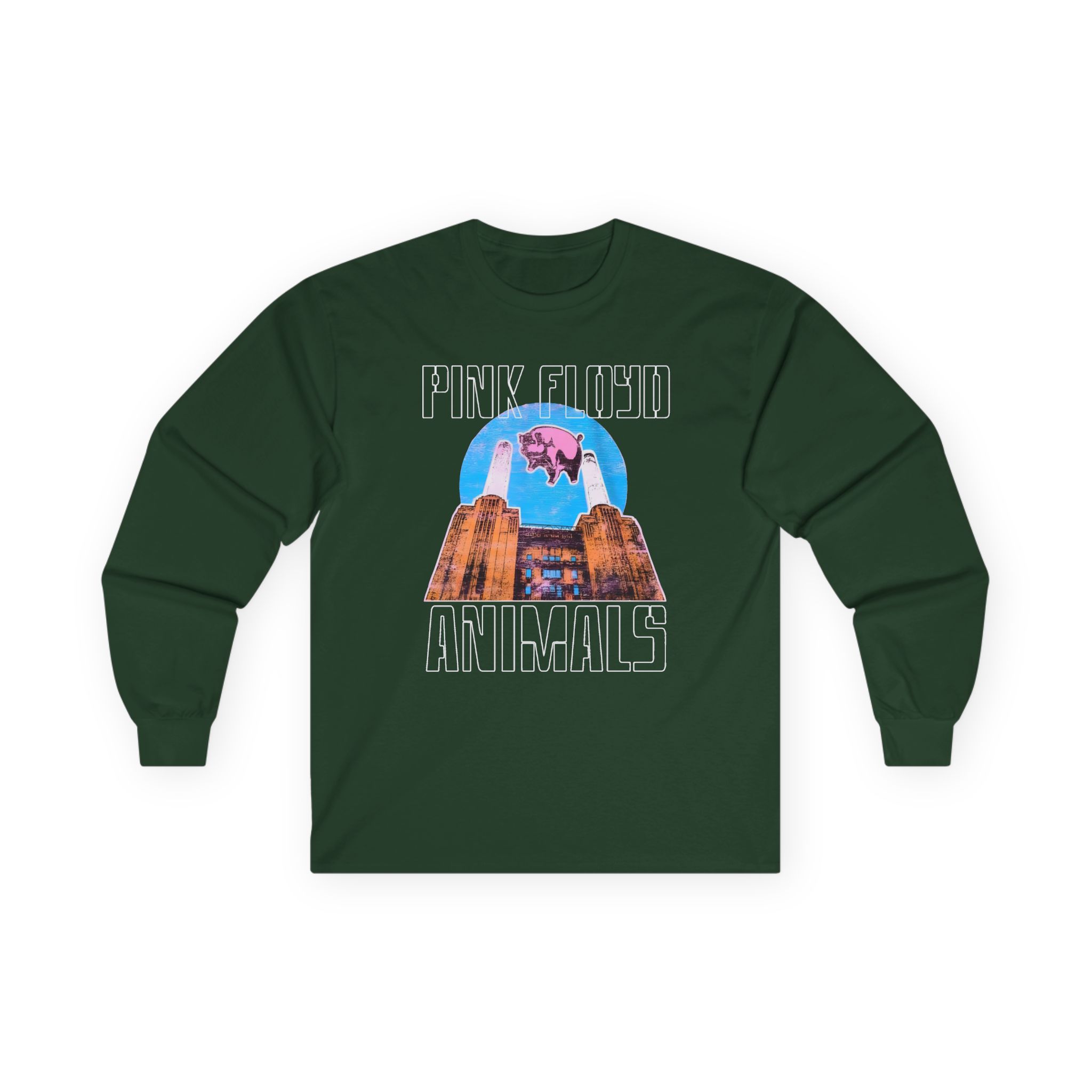 Pink Floyd Animals Pink Unisex Ultra Cotton Long Sleeve Tee - Image 7