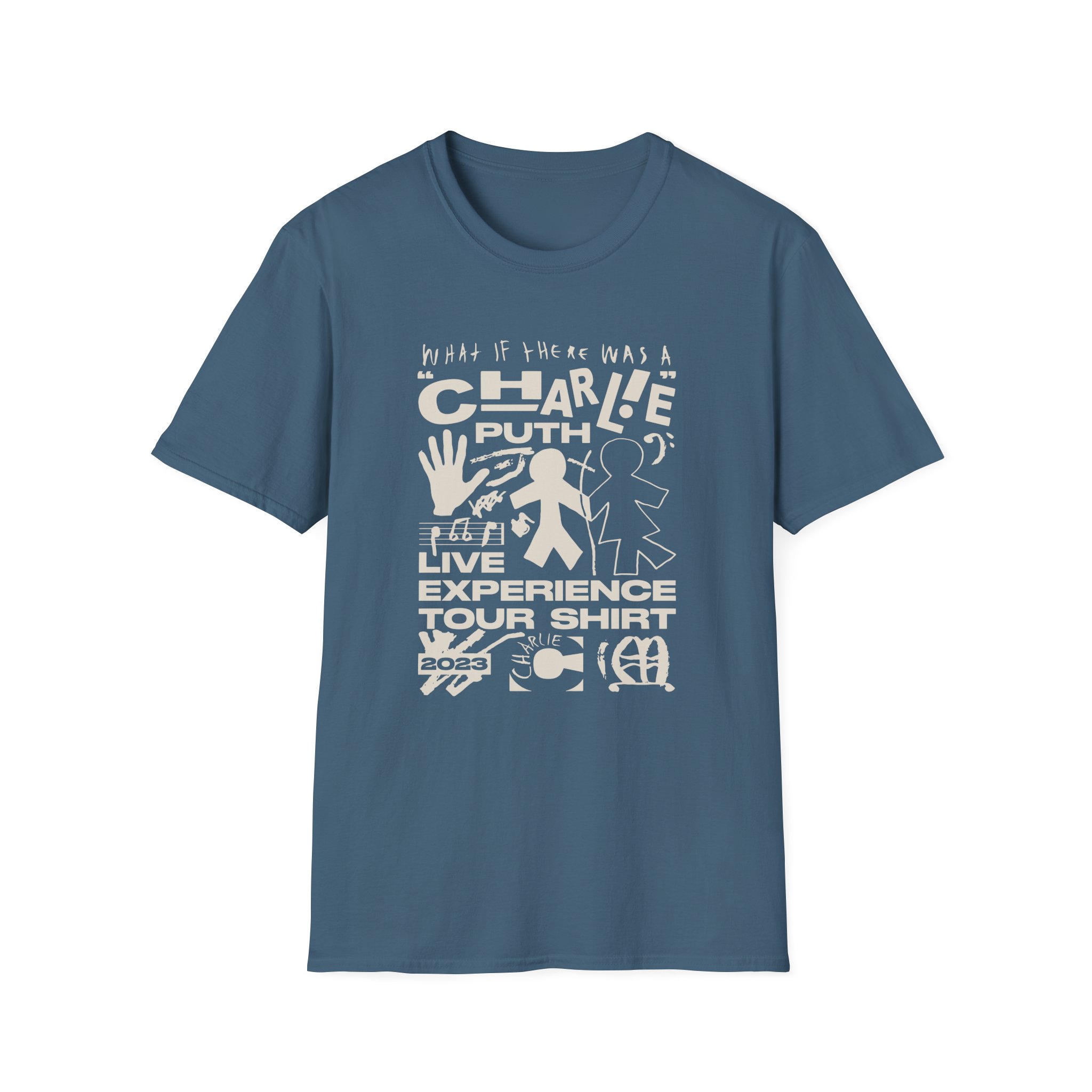 Charlie Puth What If There Was A Tour Unisex Softstyle T-Shirt - Image 9