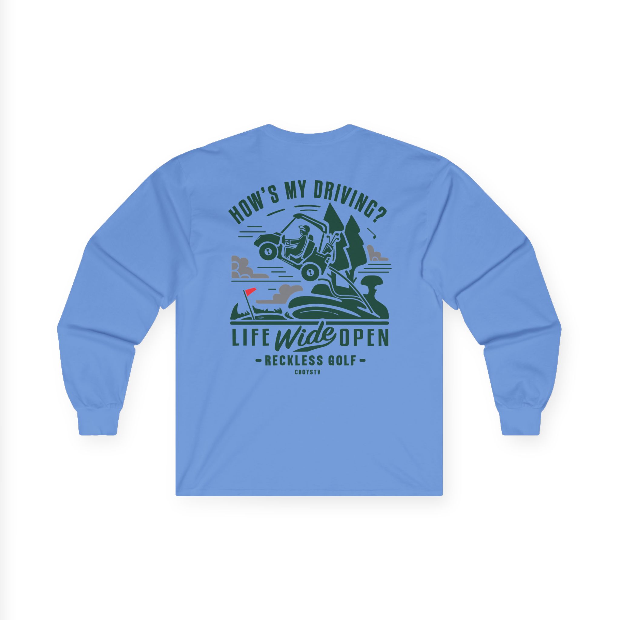 Cboystv How's My Driving Unisex Ultra Cotton Long Sleeve Tee - Image 10