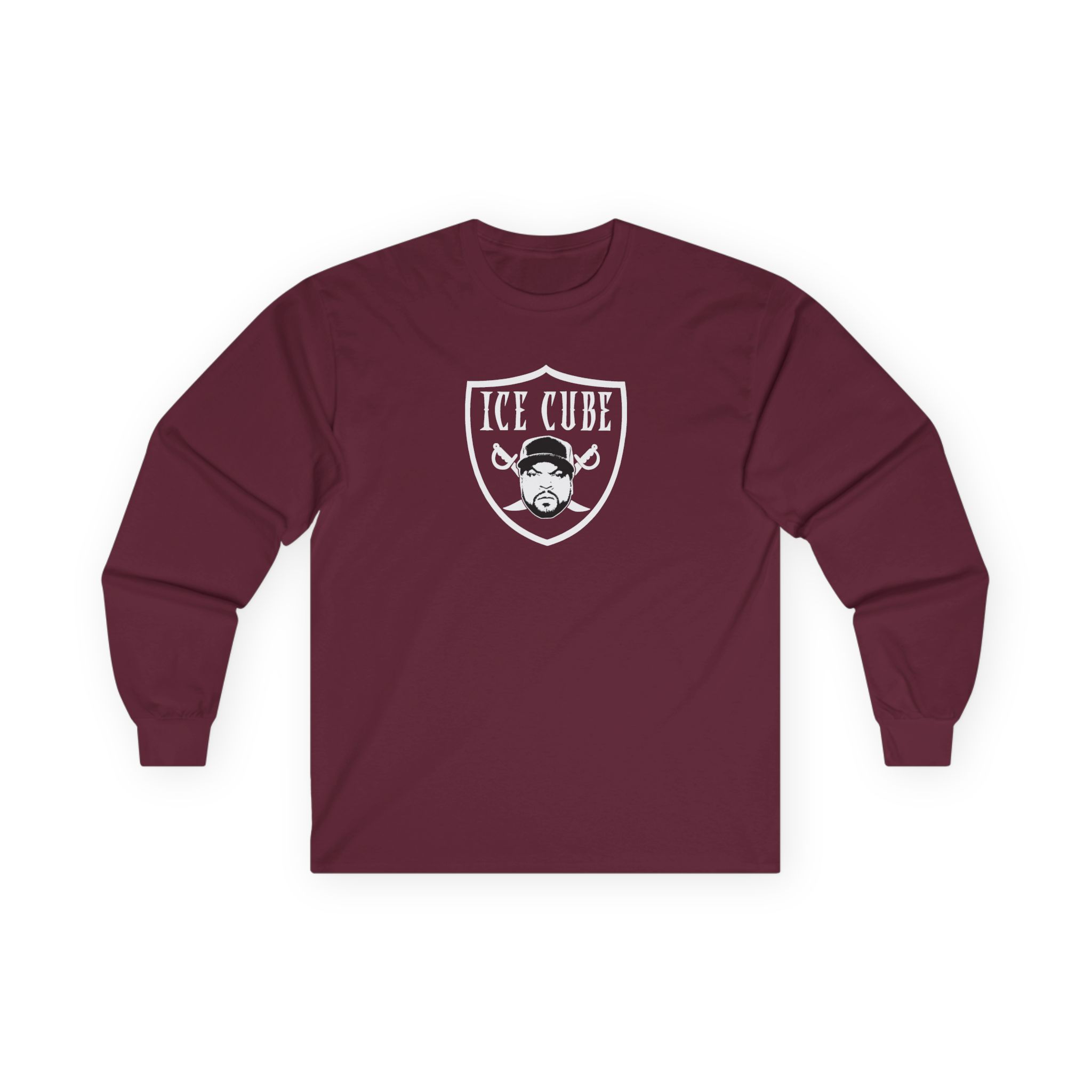 Ice Cube Shield Logo Unisex Ultra Cotton Long Sleeve Tee - Image 3