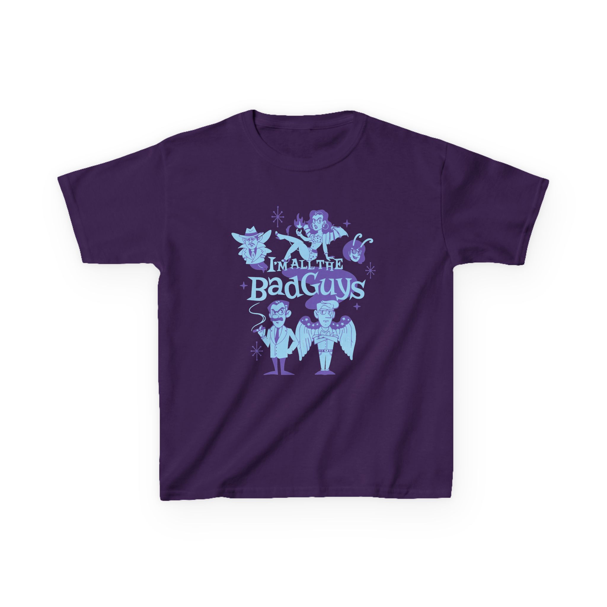 Dropout I'm All The Bad Guys Kids Heavy Cotton™ Tee - Image 9