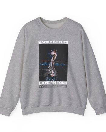Love on Tour Gray Photo Unisex Heavy Blend™ Crewneck Sweatshirt