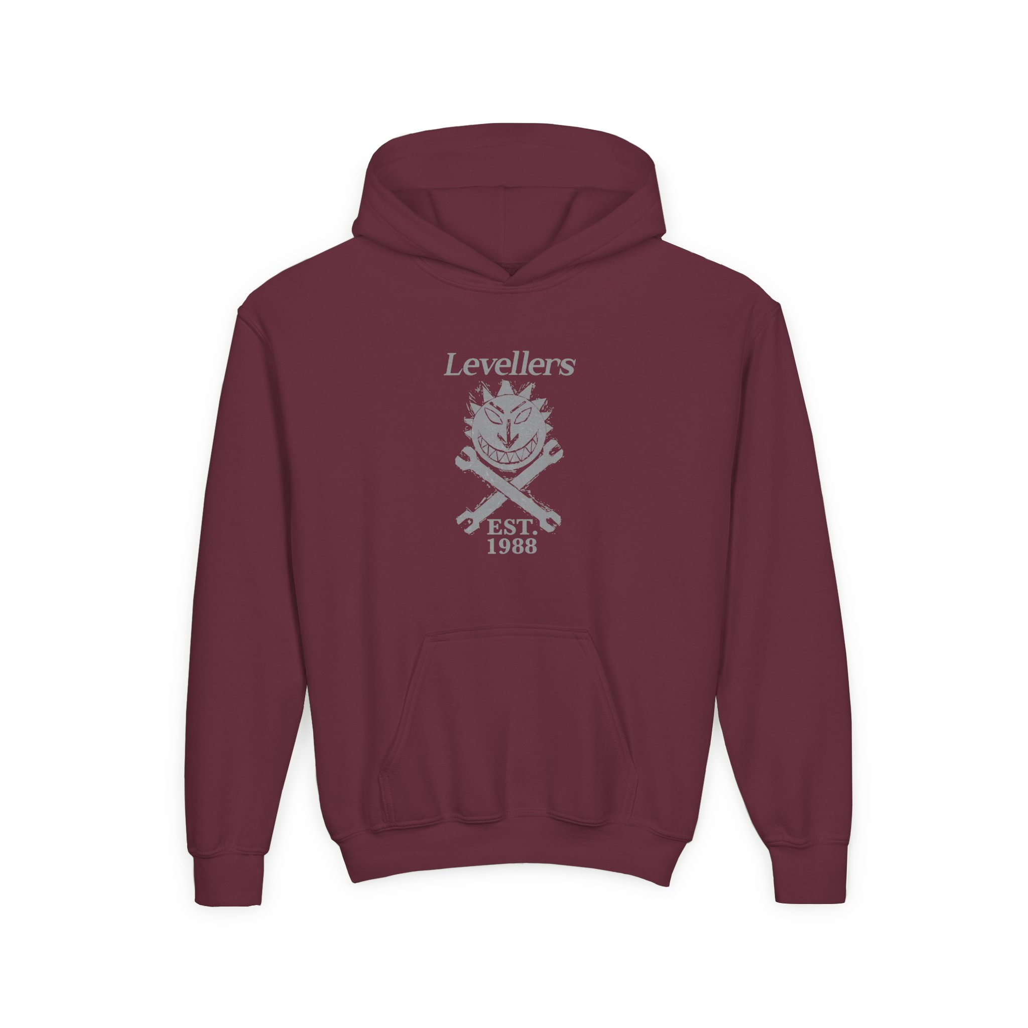 Levellers Sun & Spanners Youth Heavy Blend Hooded Sweatshirt - Image 3